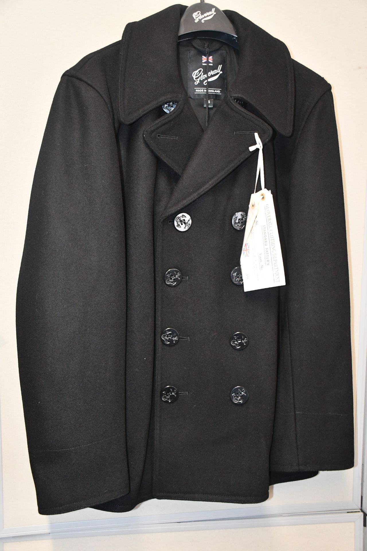 One as new Gloverall Admirality Black Peacoat size XS (MC3218EM-CPC).