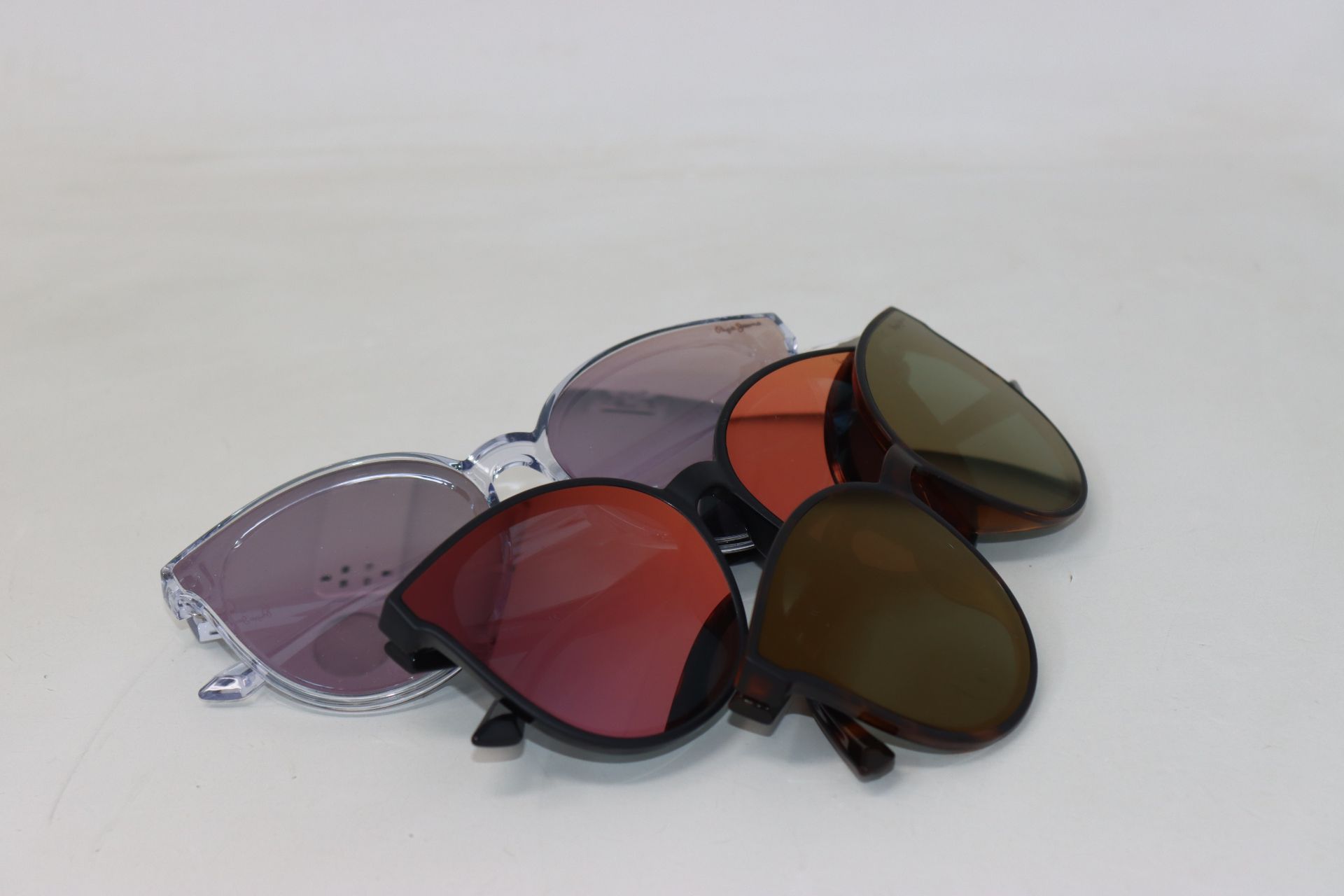Three pair of as new Pepe Jeans Nevaeh sunglasses (No cases).