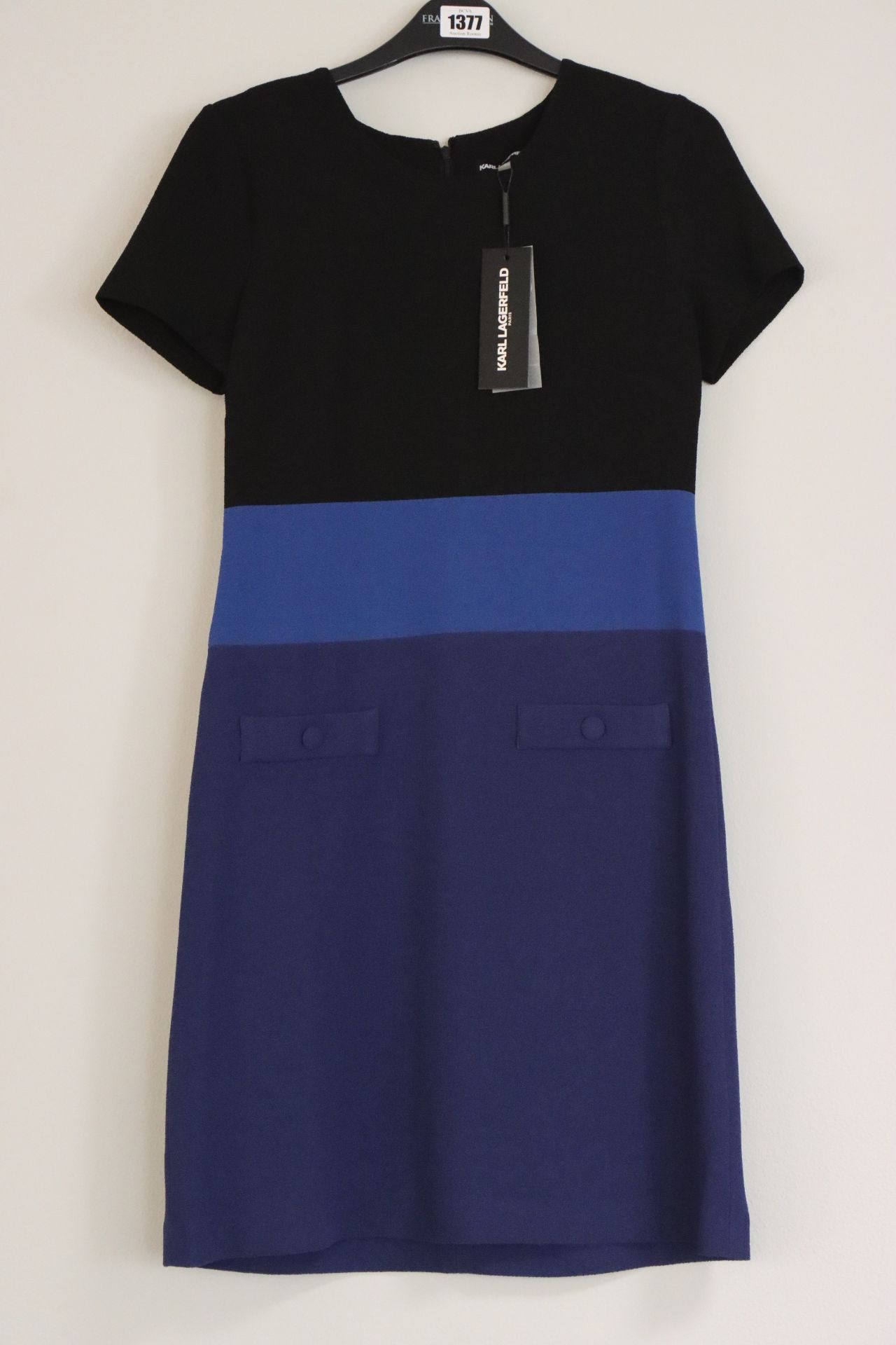 An as new Karl Lagerfeld colour block dress (US 2).