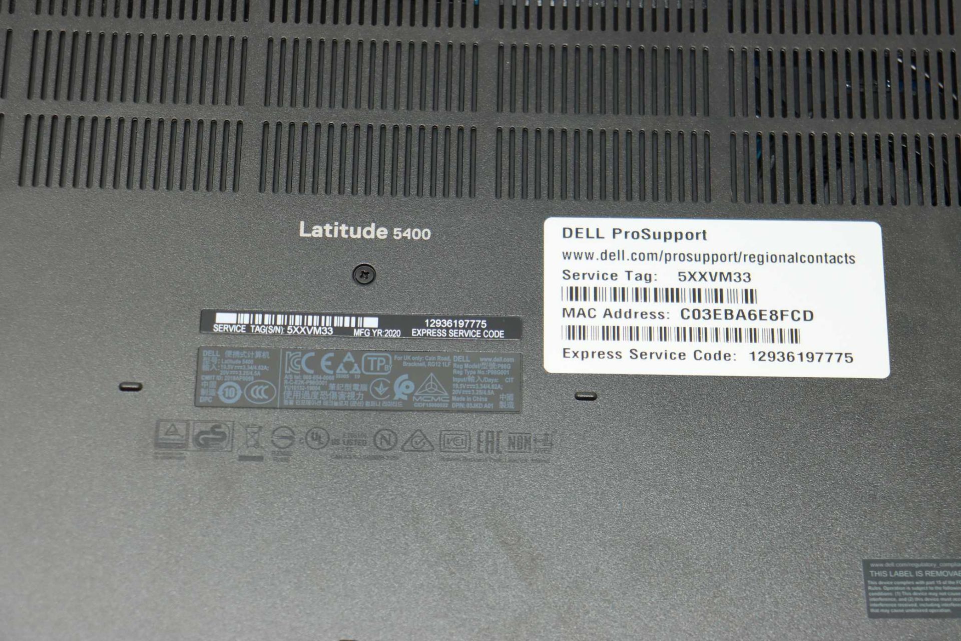 A boxed as new Dell Latitude 5400 14" Laptop in Black with Intel Core i5-8265U 1.60GHZ, 8GB RAM, - Image 12 of 15
