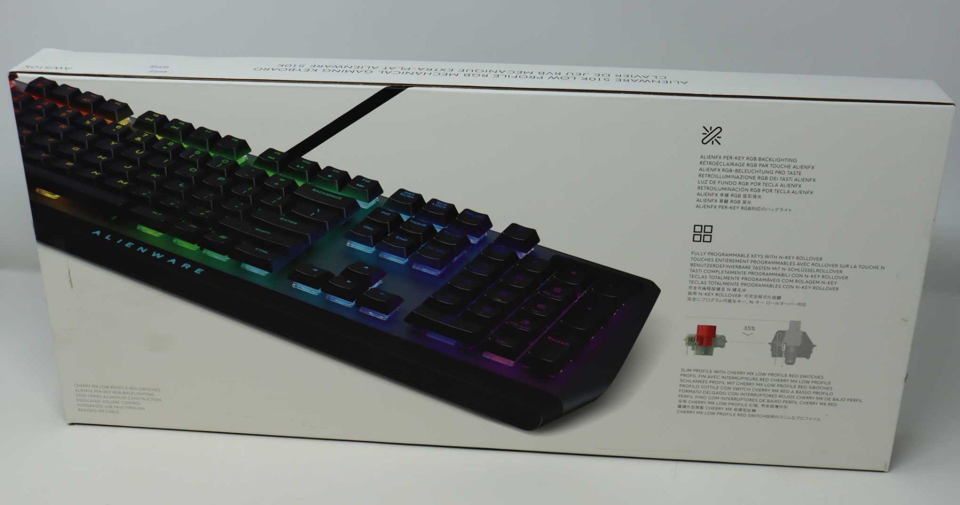 A boxed as new Alienware 510k Low Profile RGB Mechanical Gaming Keyboard (box opened). - Image 6 of 8