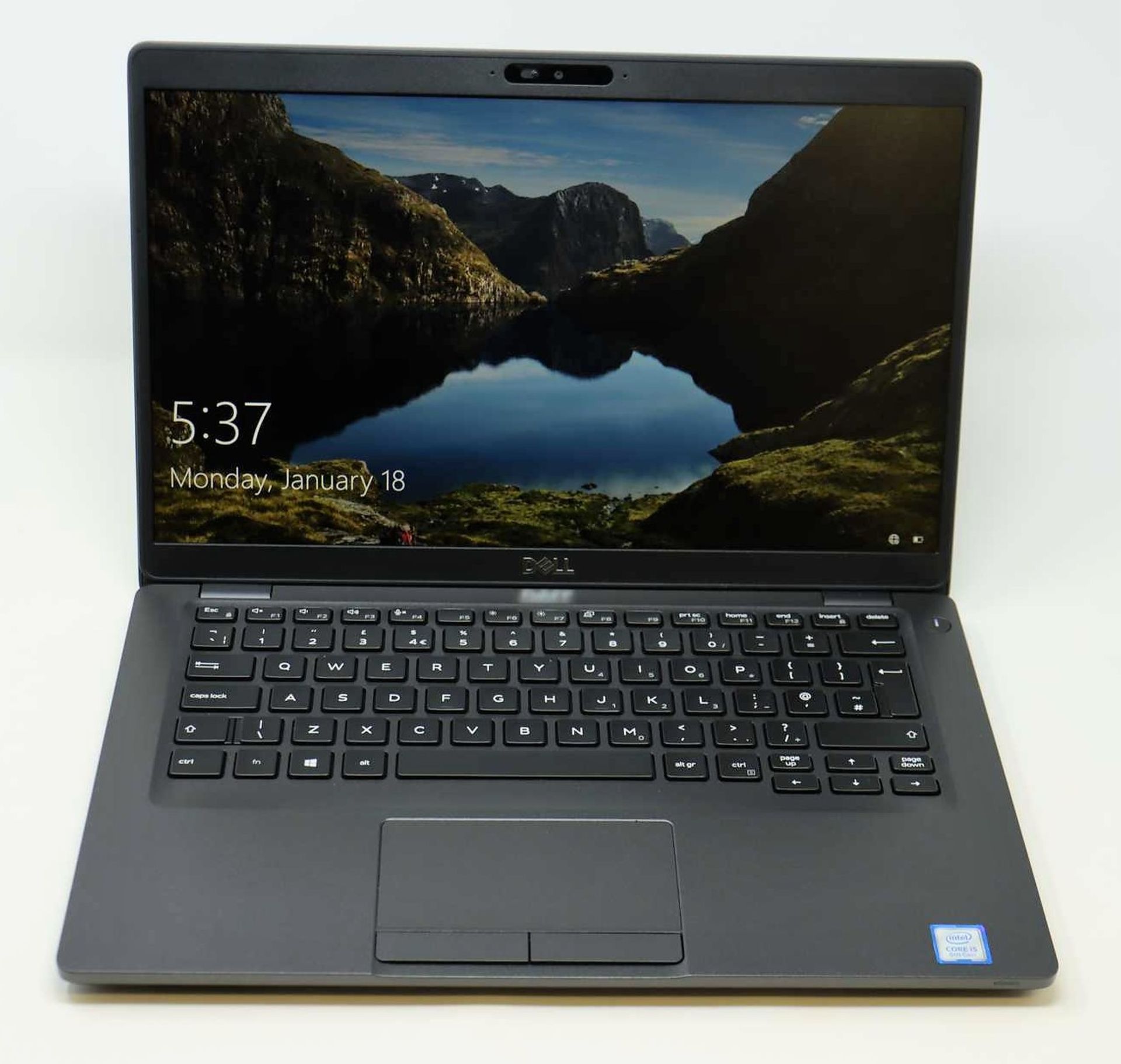 A boxed as new Dell Latitude 5400 14" Laptop in Black with Intel Core i5-8265U 1.60GHZ, 8GB RAM,