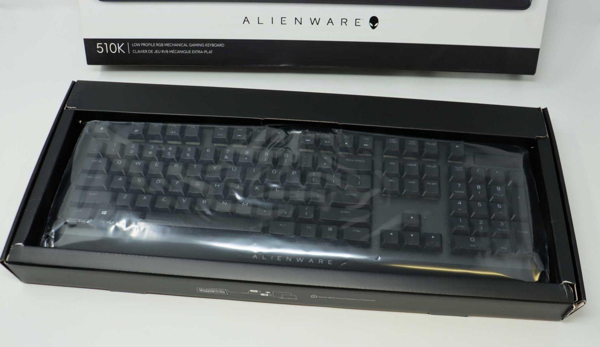 A boxed as new Alienware 510k Low Profile RGB Mechanical Gaming Keyboard (box opened). - Image 3 of 8