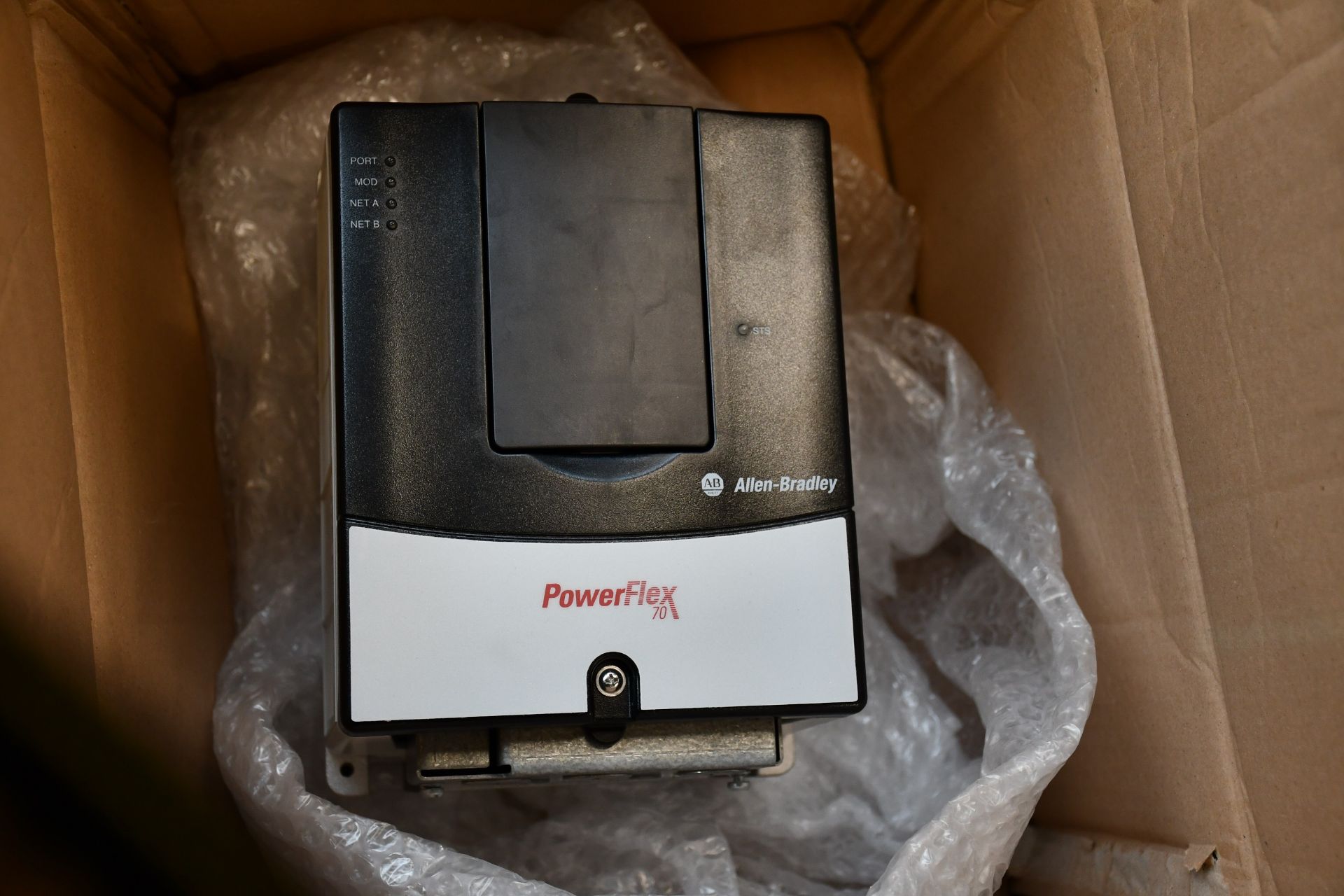 One Allen-Bradley PowerFlex 70 Adjustable Frequency AC Drive.