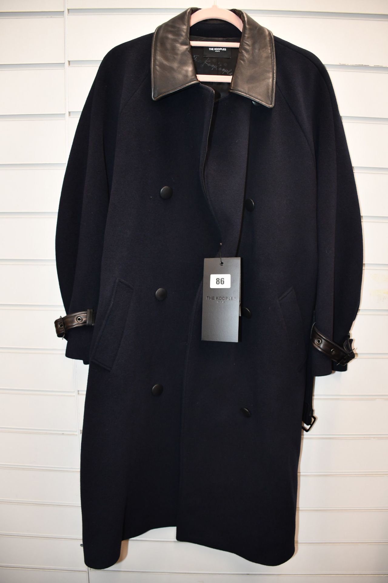 An as new The Kooples Chill Out coat (Size 32 - RRP €545).