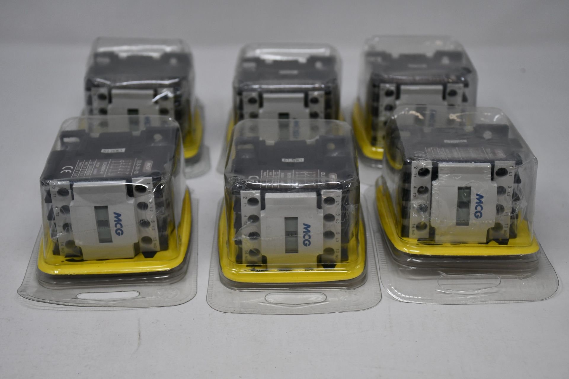 A quantity of boxed as new MCG Industrial DL9-30-10 240VBP contactors (4KW 3 pole contactor with