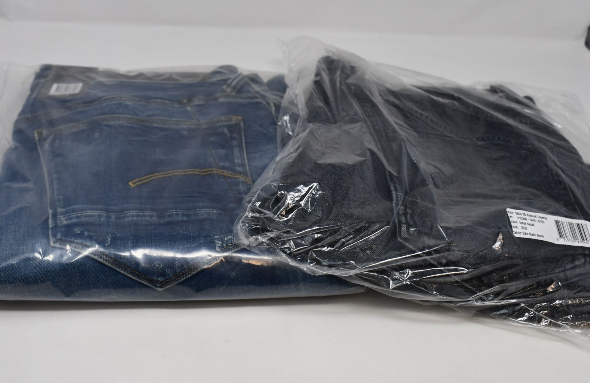 Four pairs of as new G-Star Raw jeans (All 36" waist).