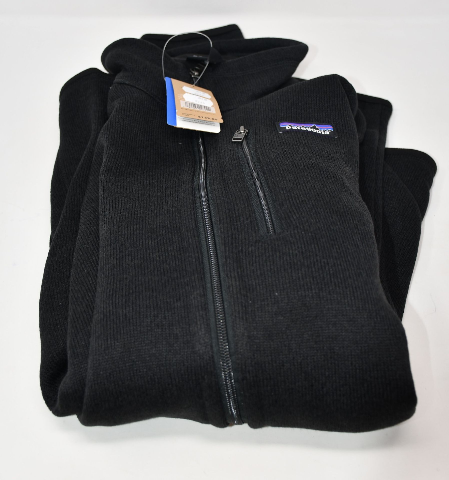 A men's as new Patagonia Better Sweater jacket in black (S - RRP $139).