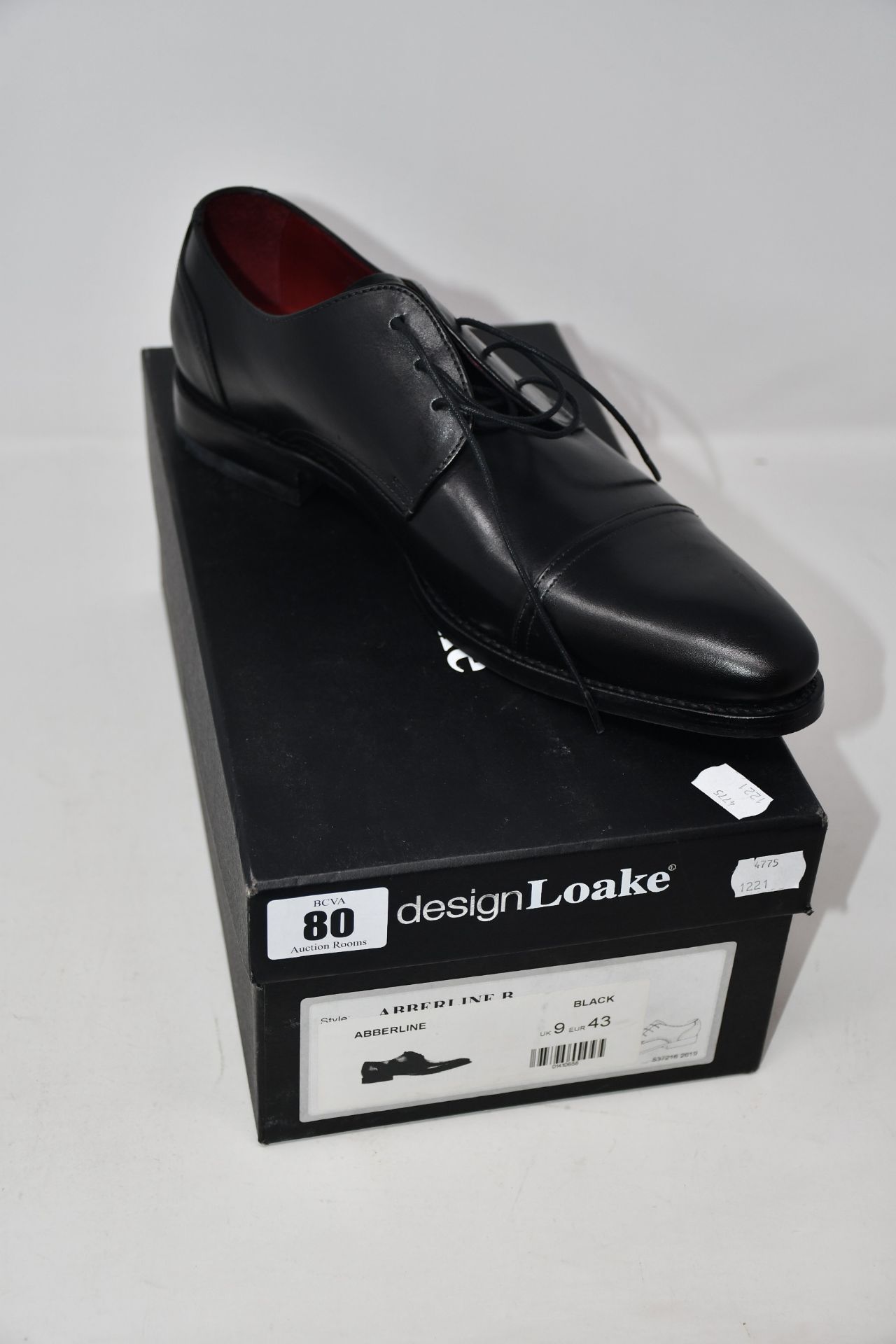 A pair of as new Loake Abberline shoes in black (UK 9 - RRP £175).