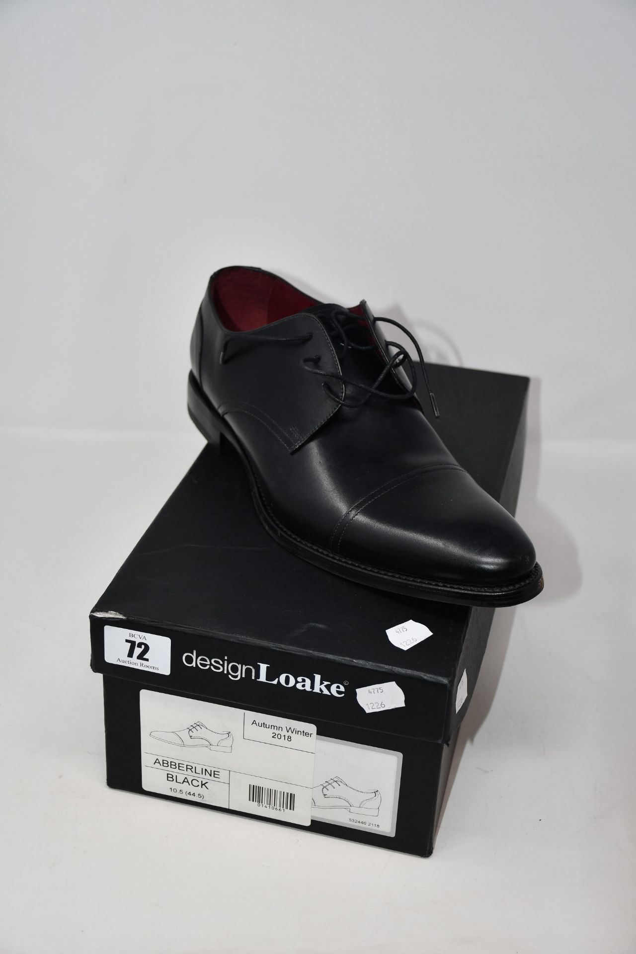 A pair of as new Loake Abberline shoes in black (UK 10.5 - RRP £175).