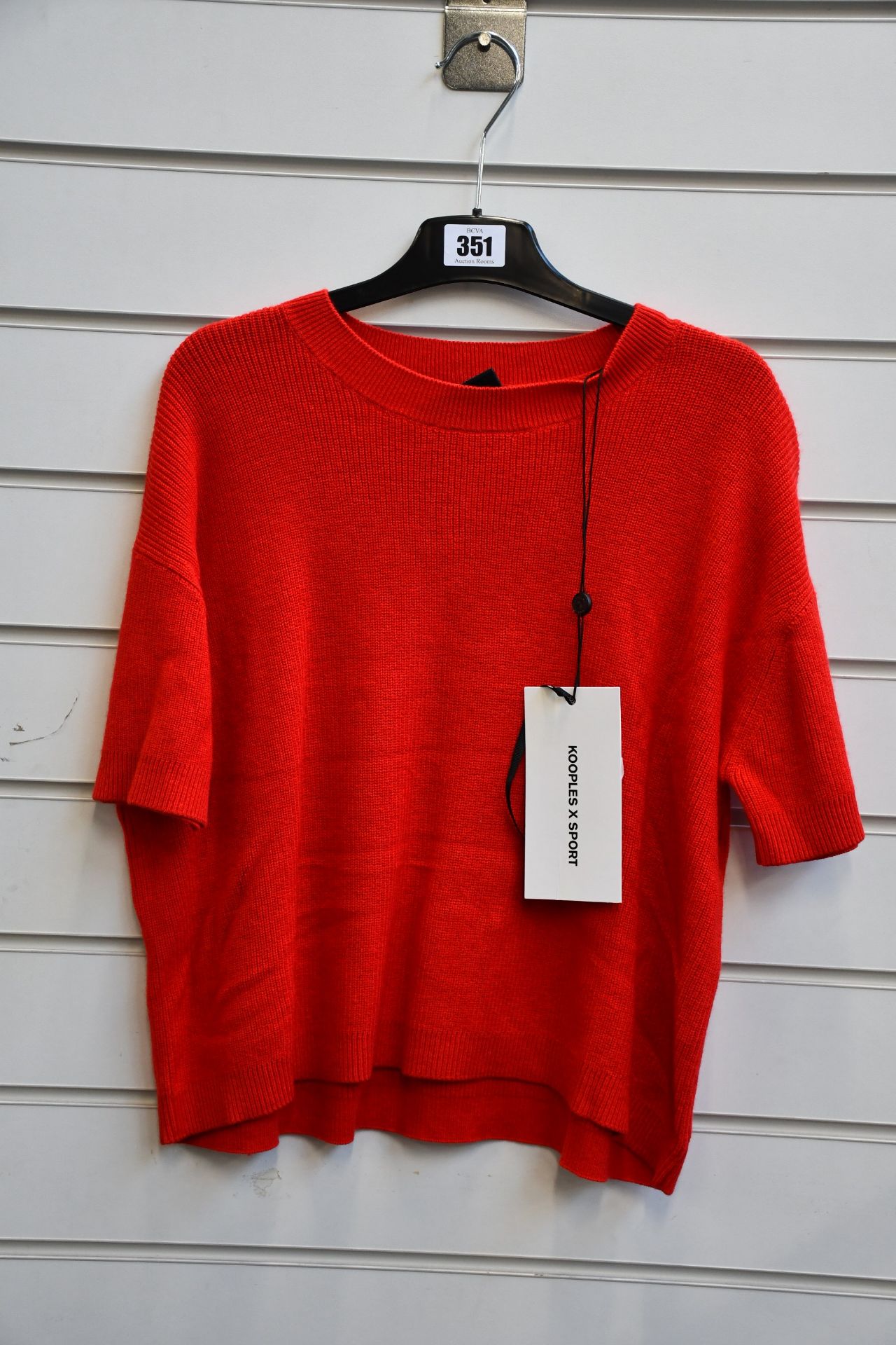 An as new The Kooples Piercing and Wool top (Size 1 - RRP £175).