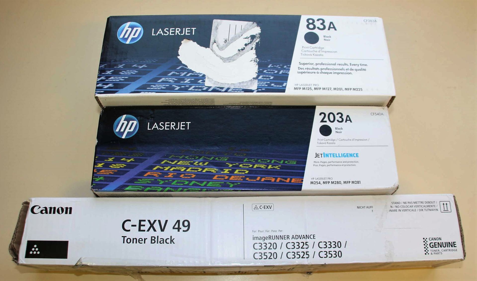 COLLECTION ONLY: A quantity of assorted as new printer ink/toner cartridges including HP, Katun - Image 3 of 9