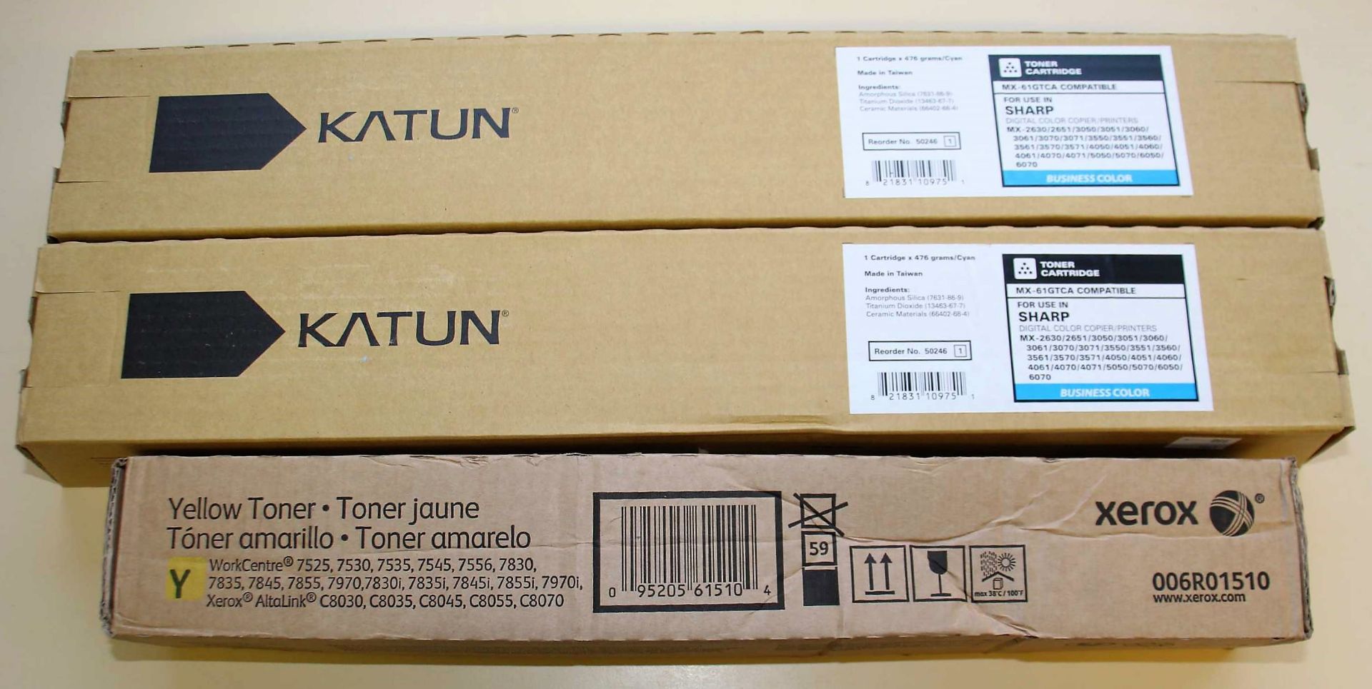 COLLECTION ONLY: A quantity of assorted as new printer ink/toner cartridges including HP, Katun - Image 6 of 9