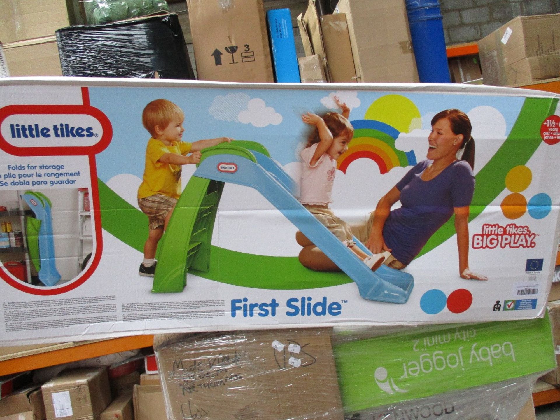 Two boxed as new Little Tikes first sliders for 1 1/2 to 6yrs.