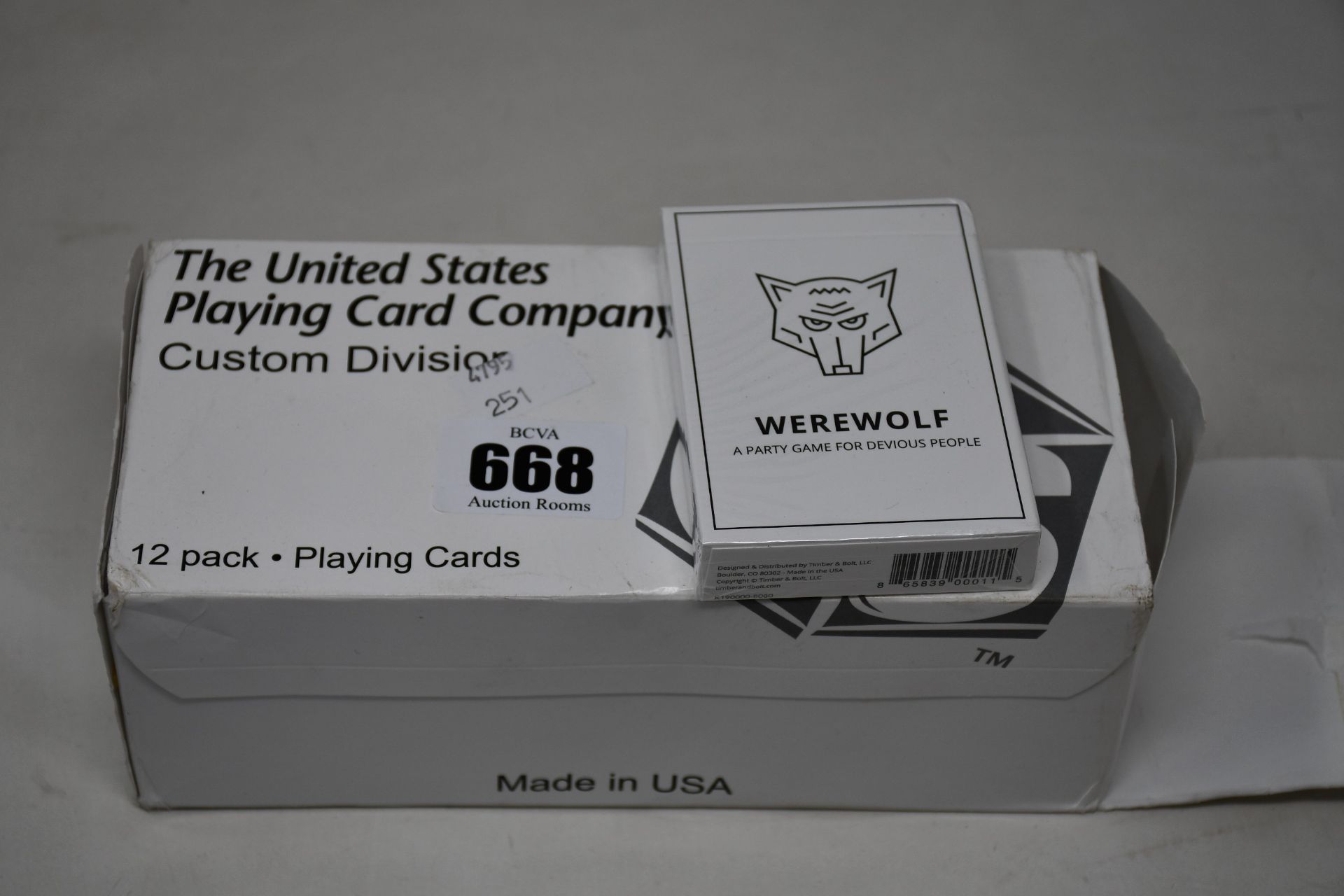 Three boxed as new Stellar Factory Werewolf a Party Game for Devious People card game (