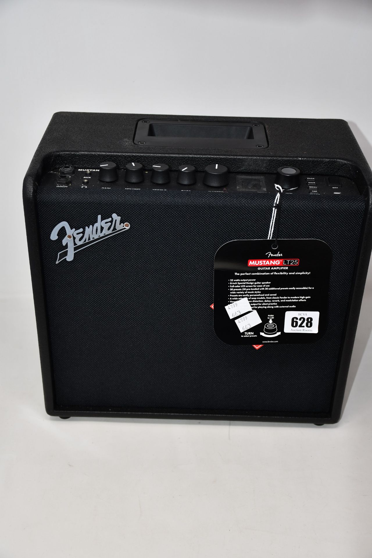 An as new (Unboxed) Fender Mustang LT25 guitar amplifier.