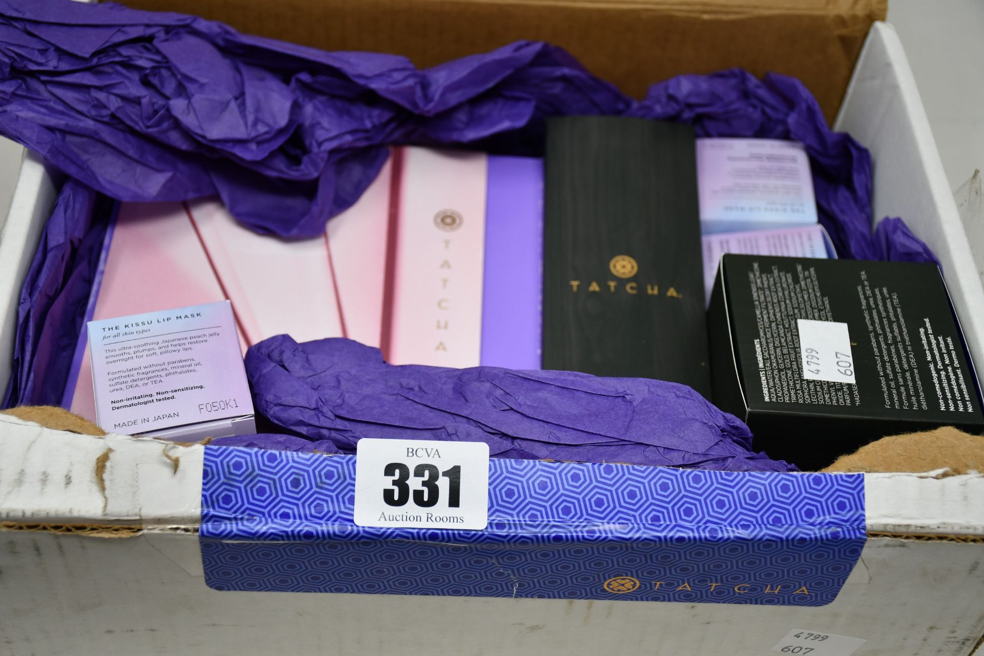 A quantity of boxed as new Tatcha cosmetics: The Starter Ritual (nourishing & anti-aging cream), The