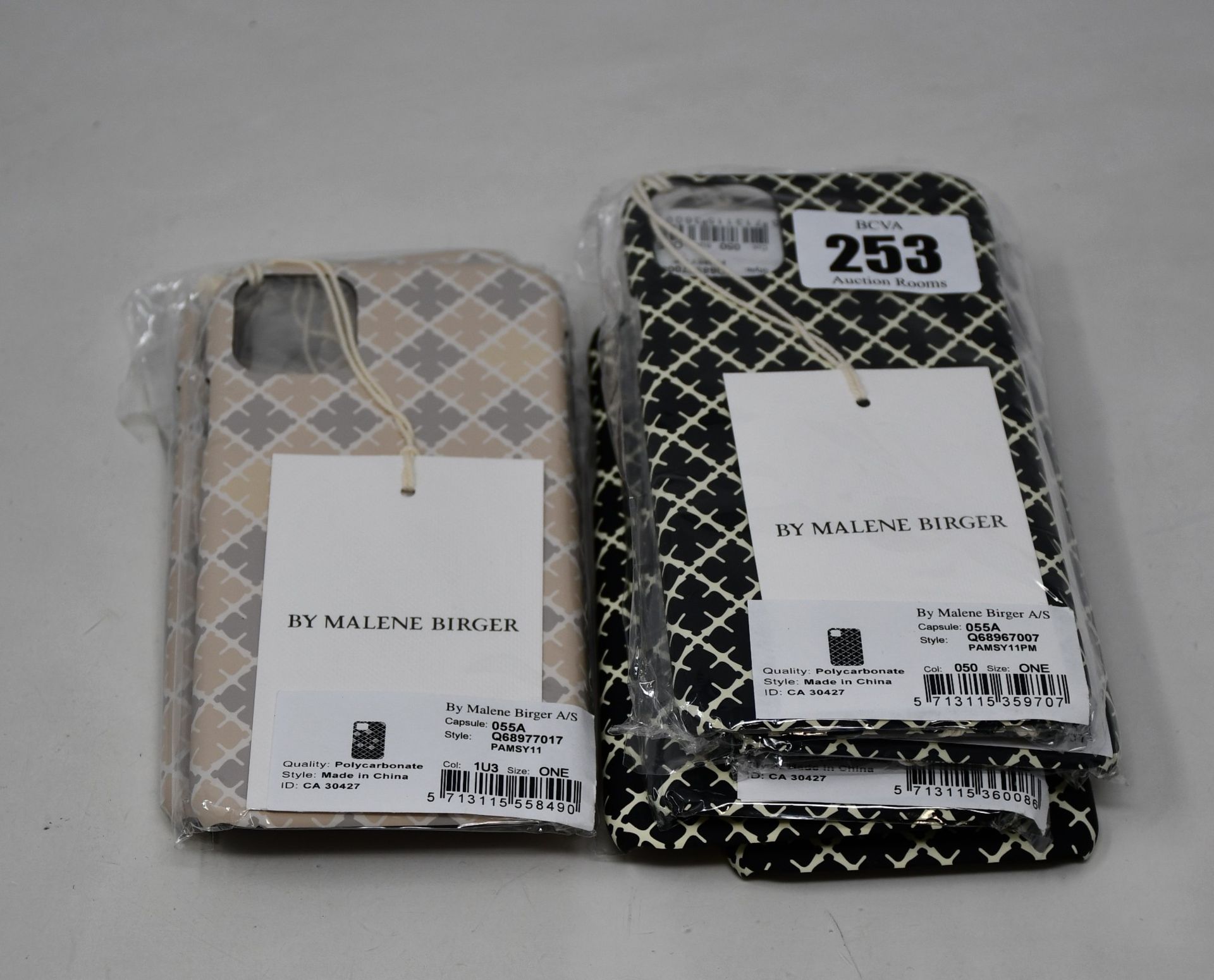 Eleven as new By Malene Birger Pamsy iPhone 11 covers (RRP £25 each).