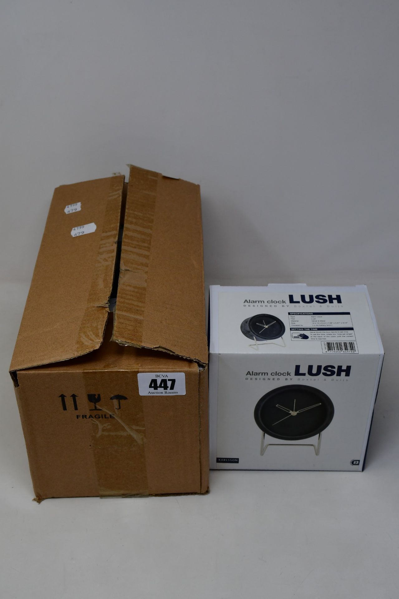 Nine boxed as new Karlsson Lush Velvet & Metal alarm clocks.