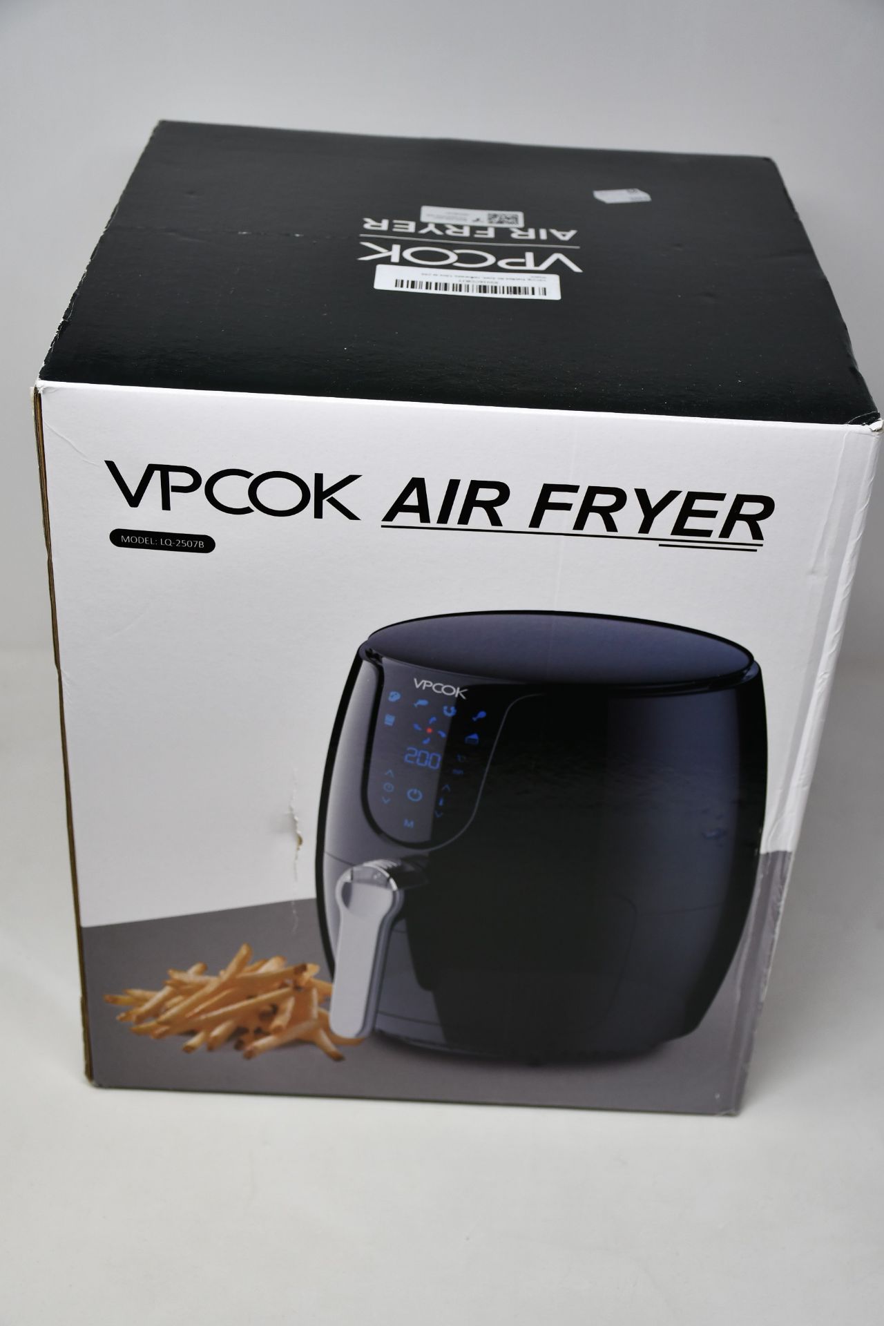 One boxed as new VPCOK Air Fryer (LQ-2507B) (Requires UK adaptor).