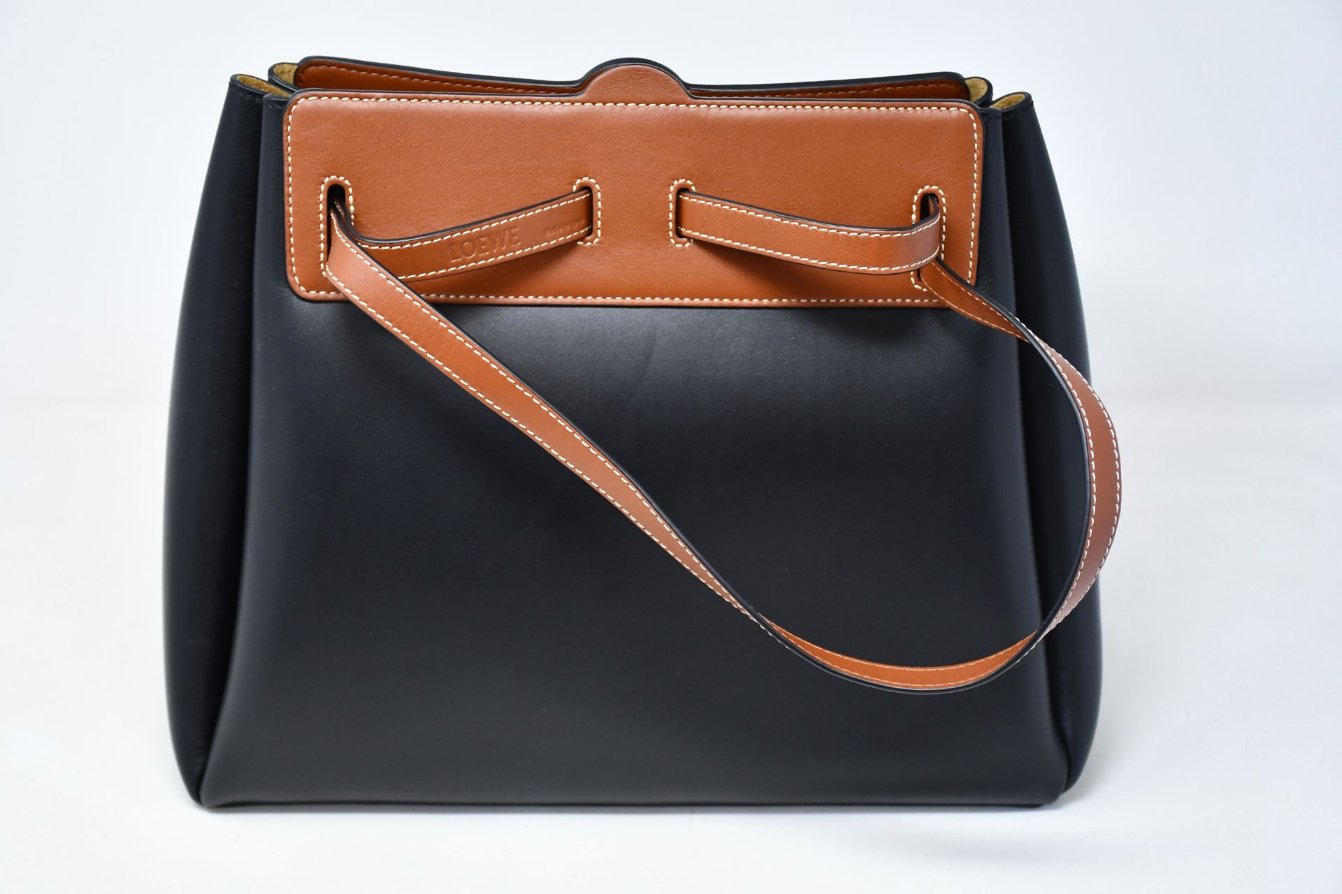 An as new Loewe Lazo shopper bag in black (RRP £1750).