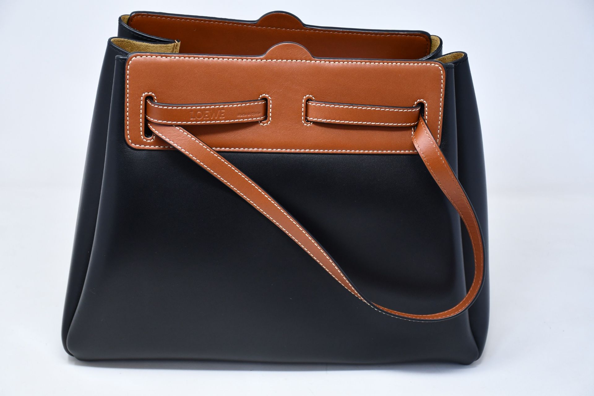 An as new Loewe Lazo shopper bag in black (RRP £1750).