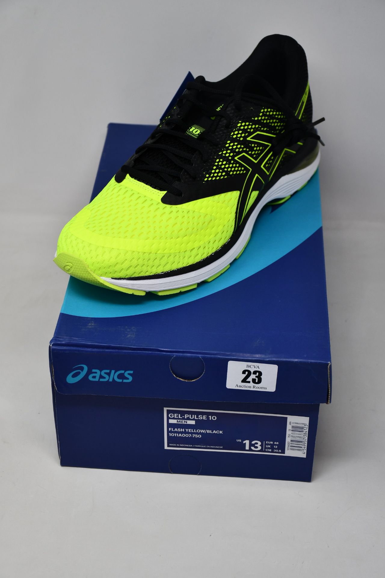 A pair of as new Asics Gel-Pulse 10 trainers (UK 12).