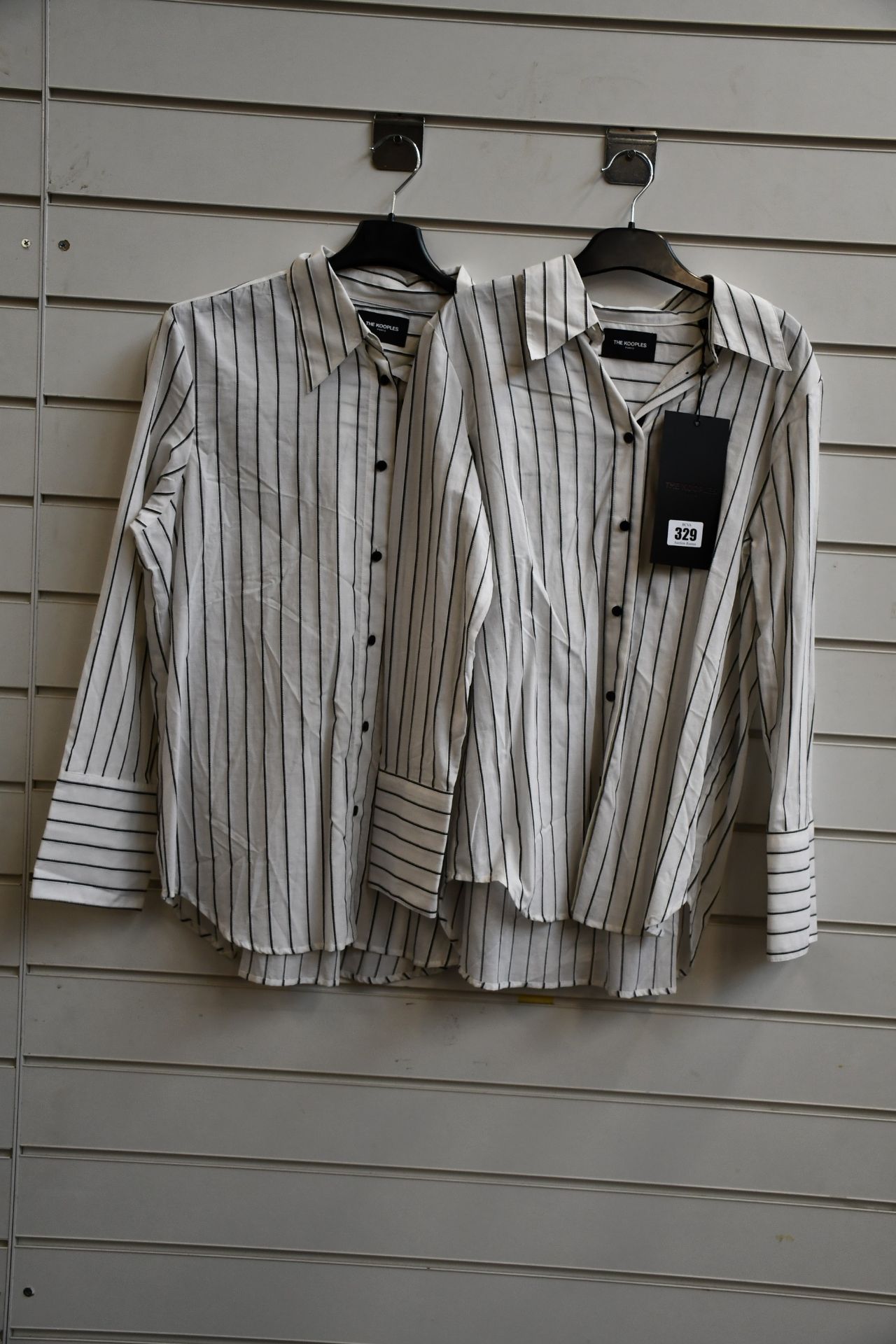An as new The Kooples Sailing Stripes shirt (Size 0 RRP £135) and an as new The Kooples Sailing