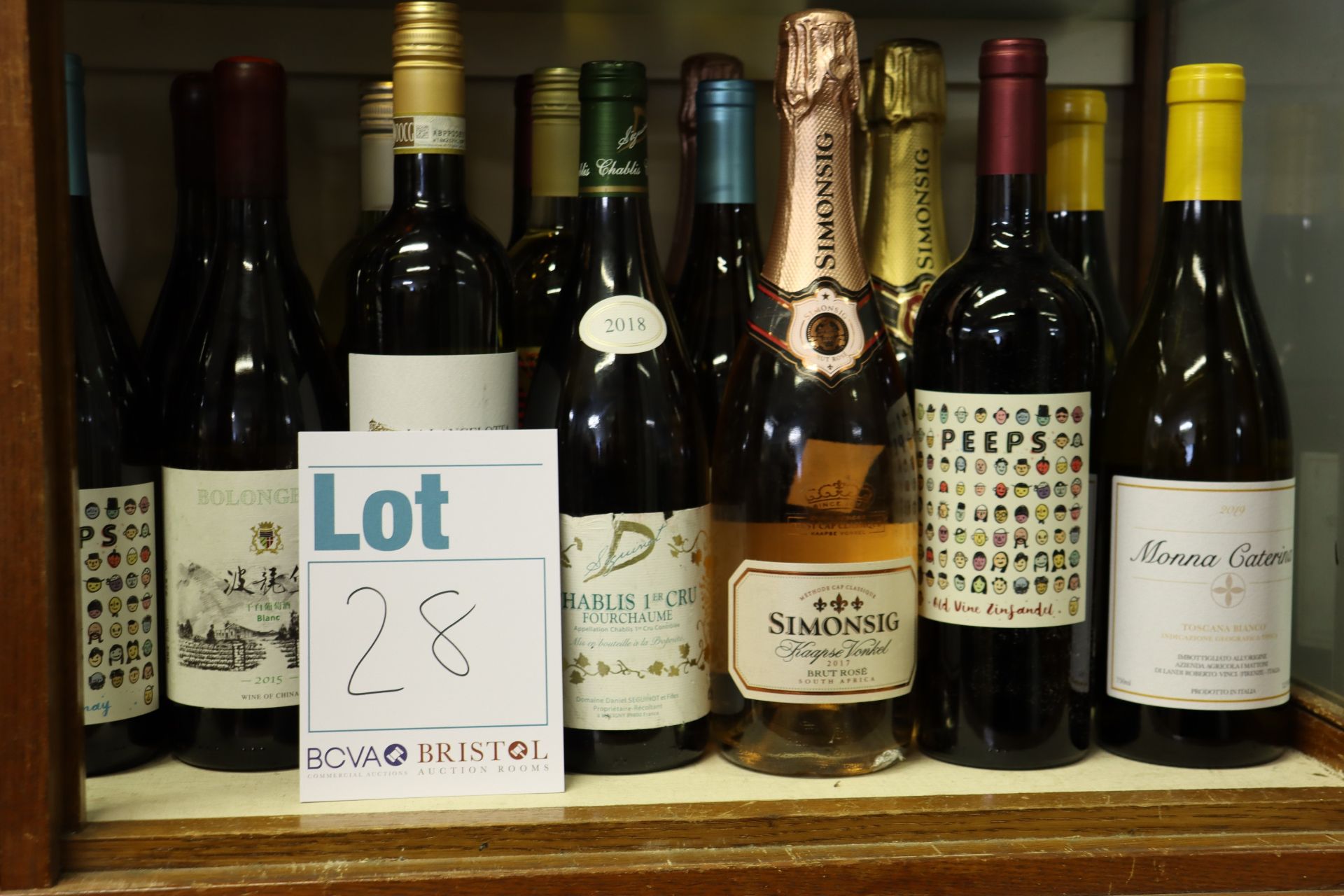 A quantity of assorted wine and related items to include Bolongbao blanc, Simonsig brut rose,