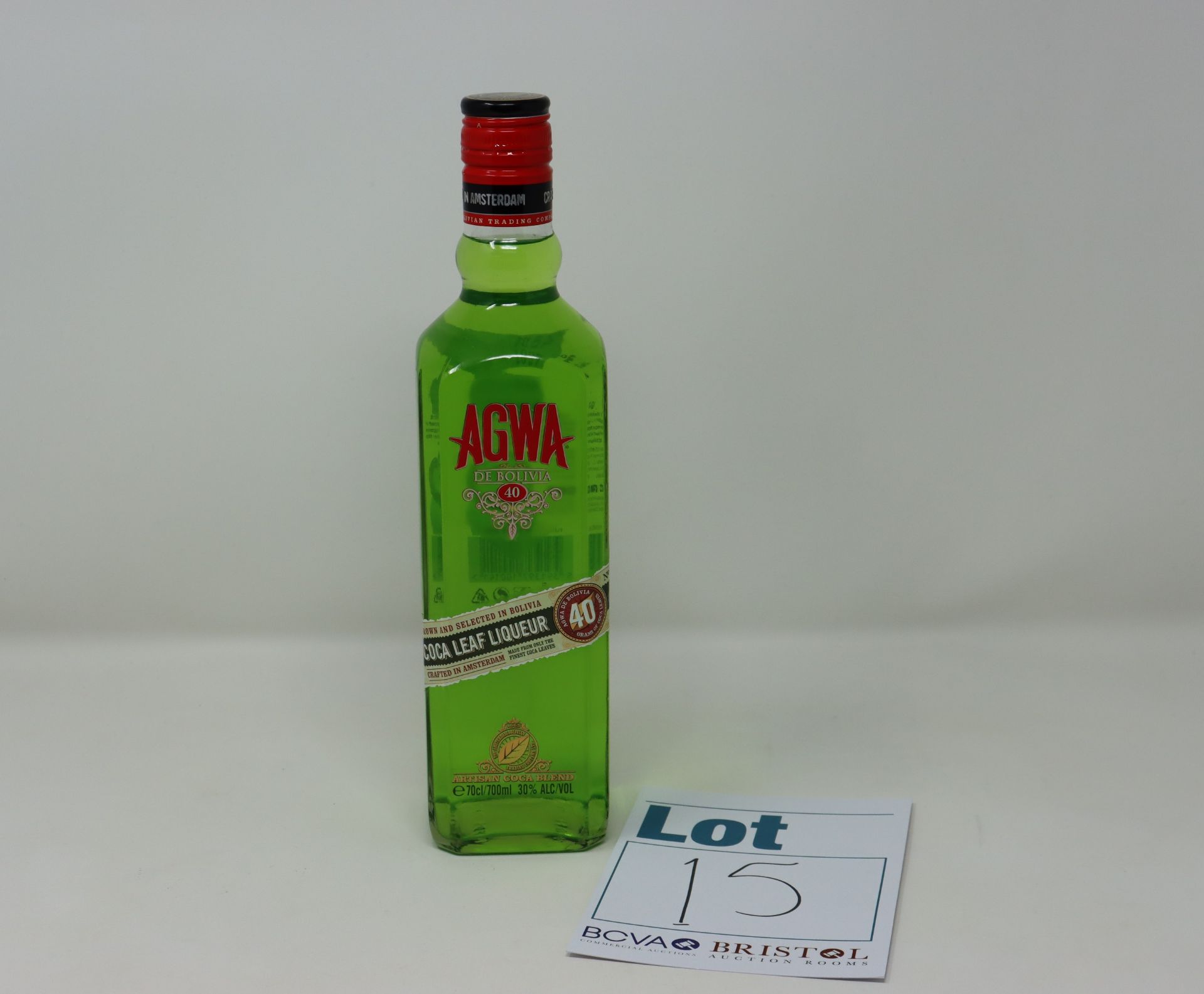 Four Agwa coca leaf liqueurs (700ml) (Over 18s only).