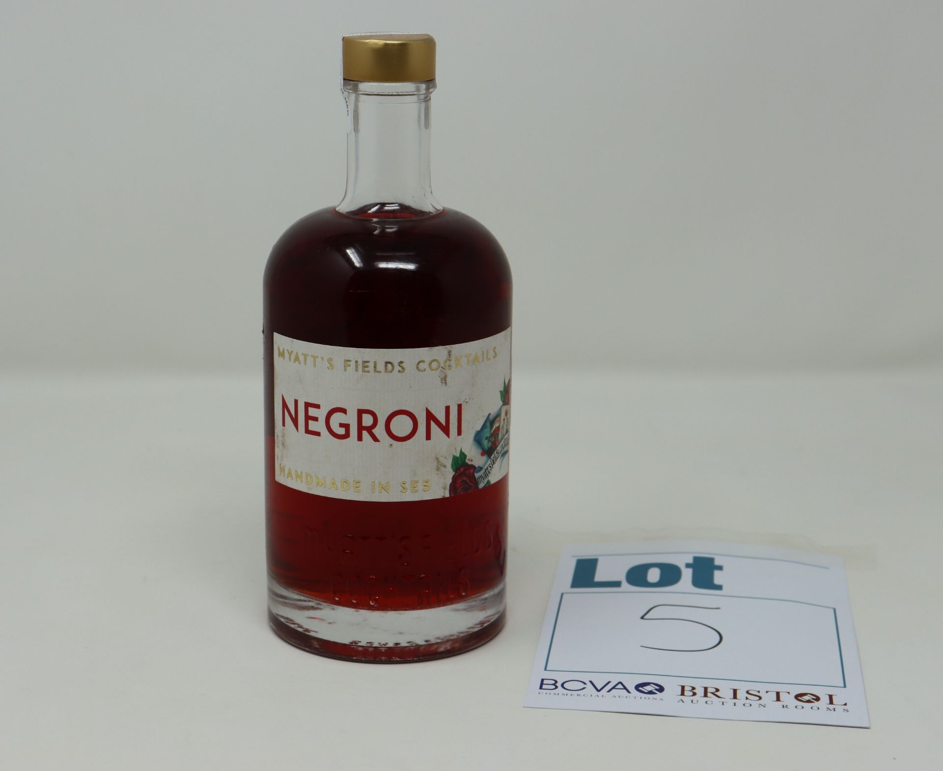 Six as new Myatt's Fields Cocktails Negroni 500ml (Over 18s only).