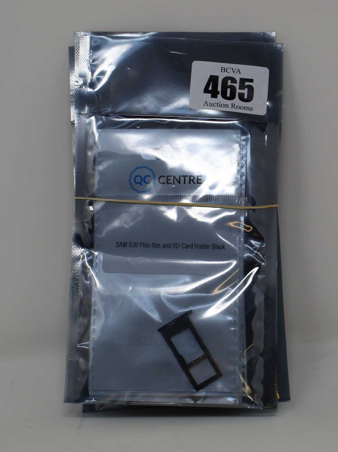 Twenty as new QC Centre replacement SIM and SD card holders for Samsung S20 Plus (Packaging