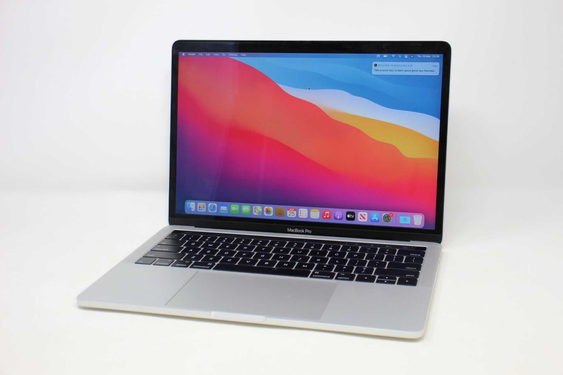 A pre-owned MacBook Pro (13-inch, 2016, Four Thunderbolt 3 Ports) A1706 in Silver with Intel Core i5