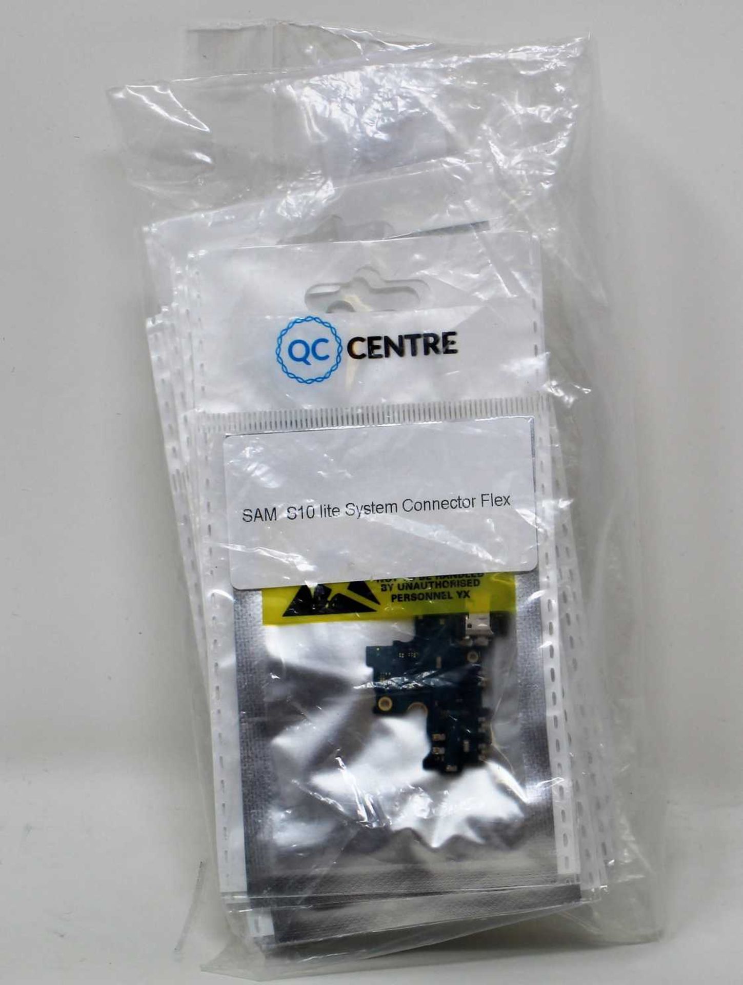 Ten as new QC Centre replacement connector flex boards for Samsung S10 Lite (Packaging sealed).