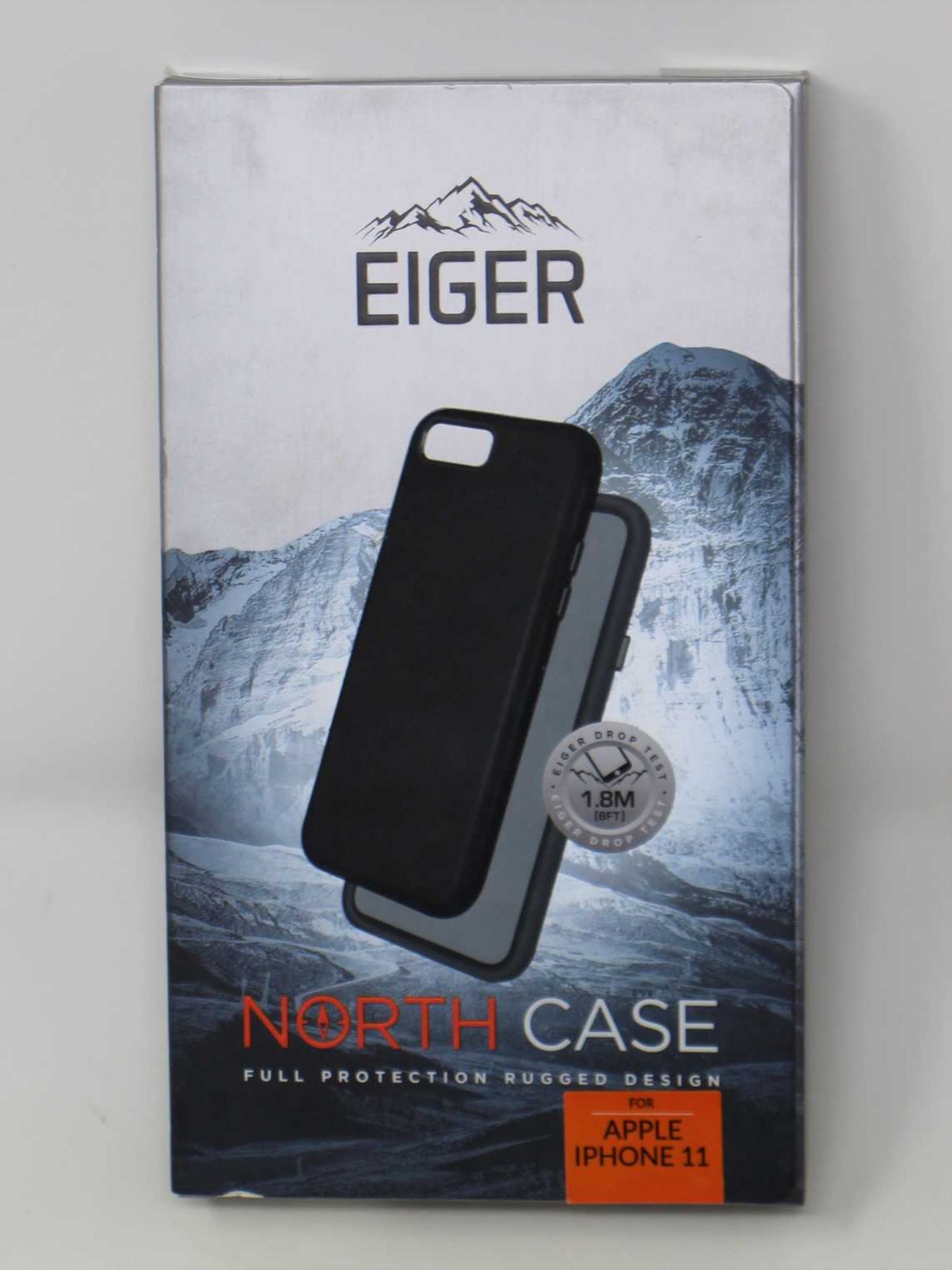 Four boxed as new Eiger North Cases for Samsung Galaxy A21s in Black and one boxed as new Eiger