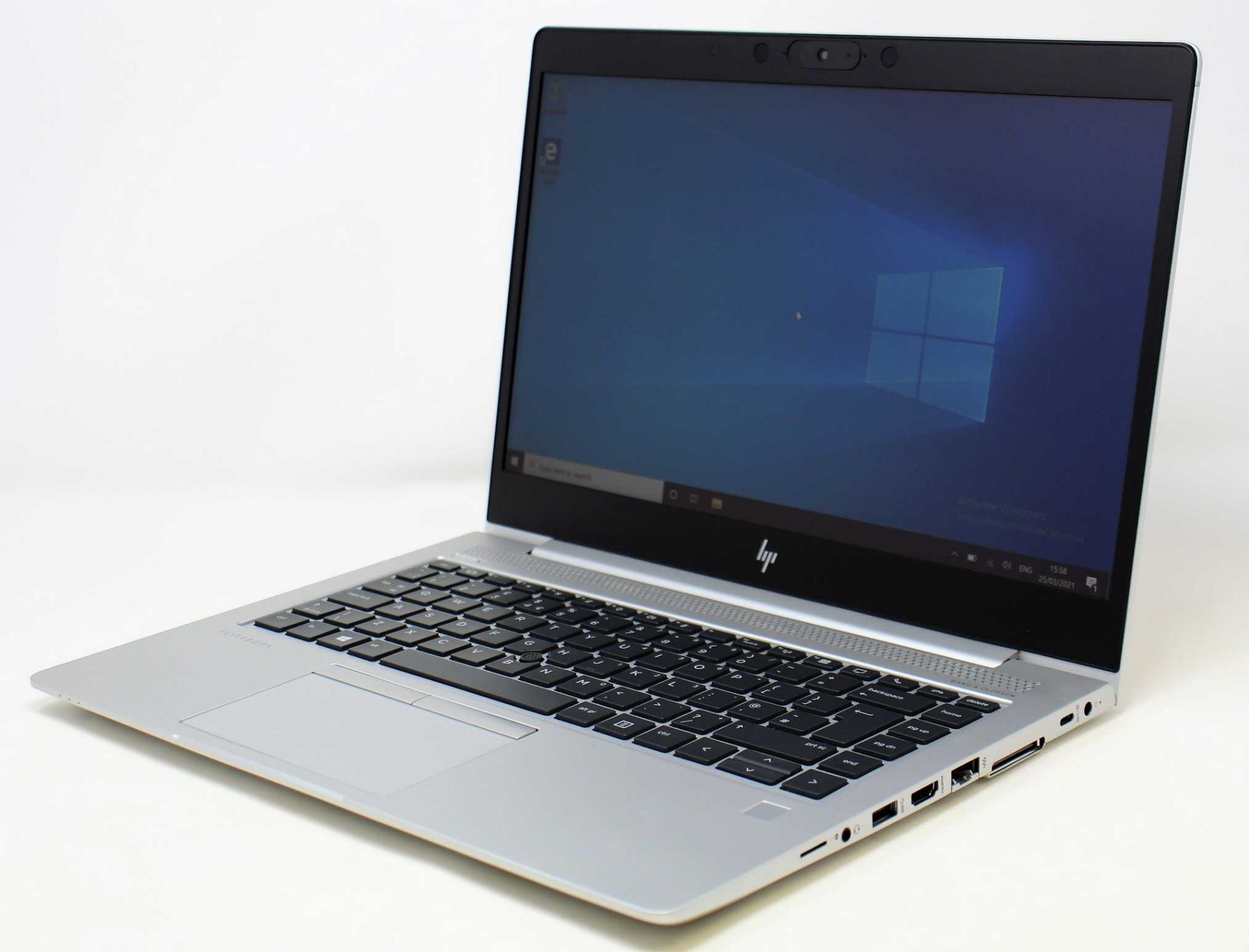 A boxed as new HP EliteBook 745 G6 14" IPS FHD Laptop in Silver with Ryzen 5 Pro 3500U with Radeon