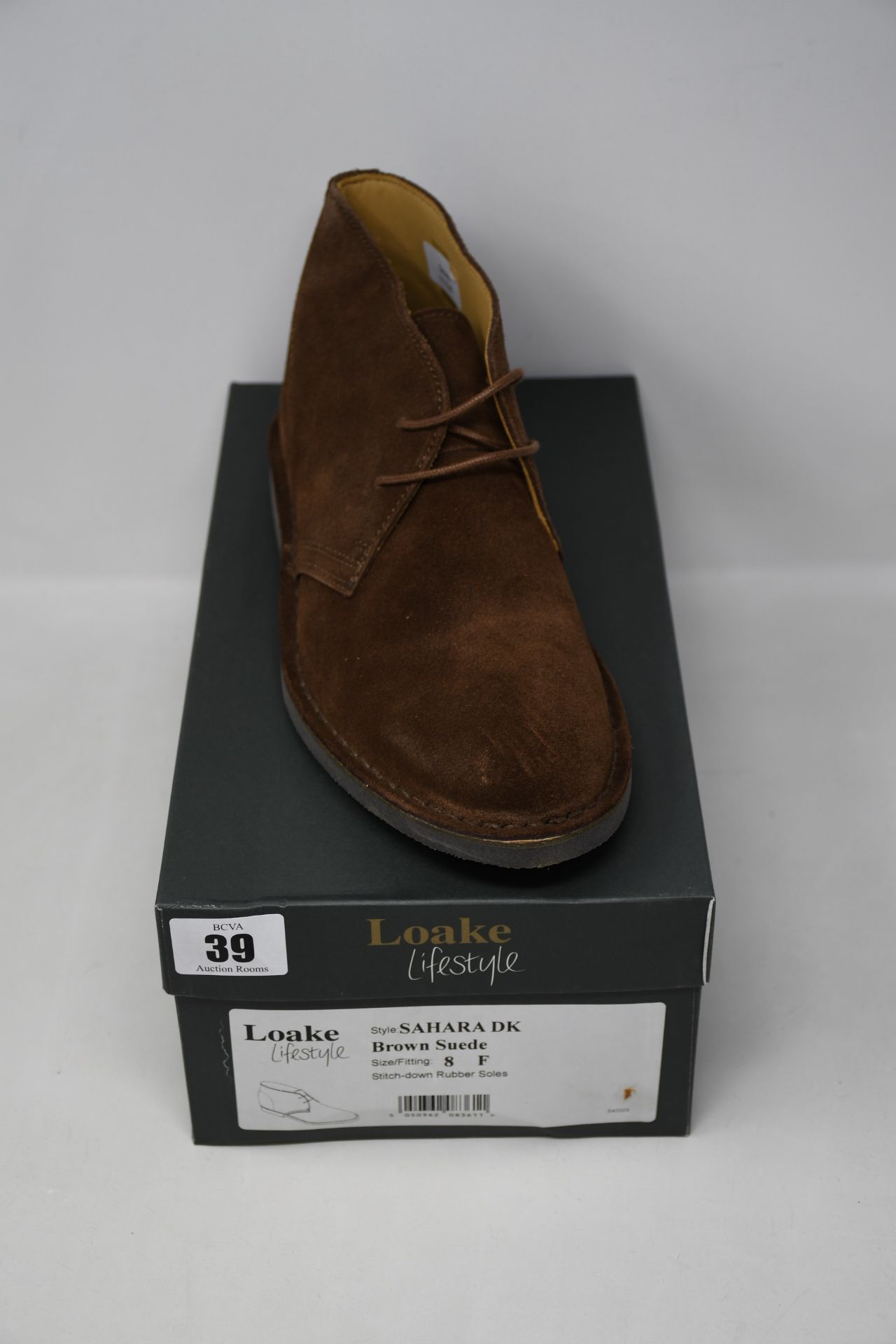 A pair of as new Loake Lifestyle Sahara brown suede chukkas (UK 8 - RRP £115).