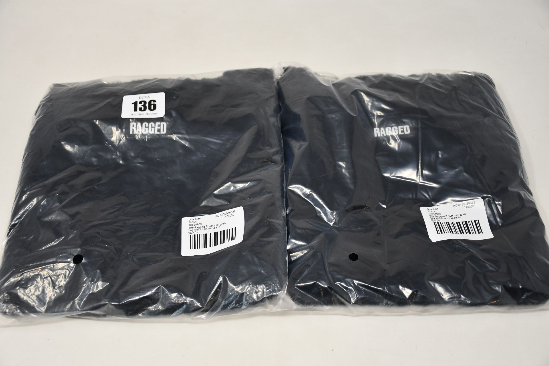 Ten as new The Ragged Priest faux-fur shoulder bags (RRP £28 each).