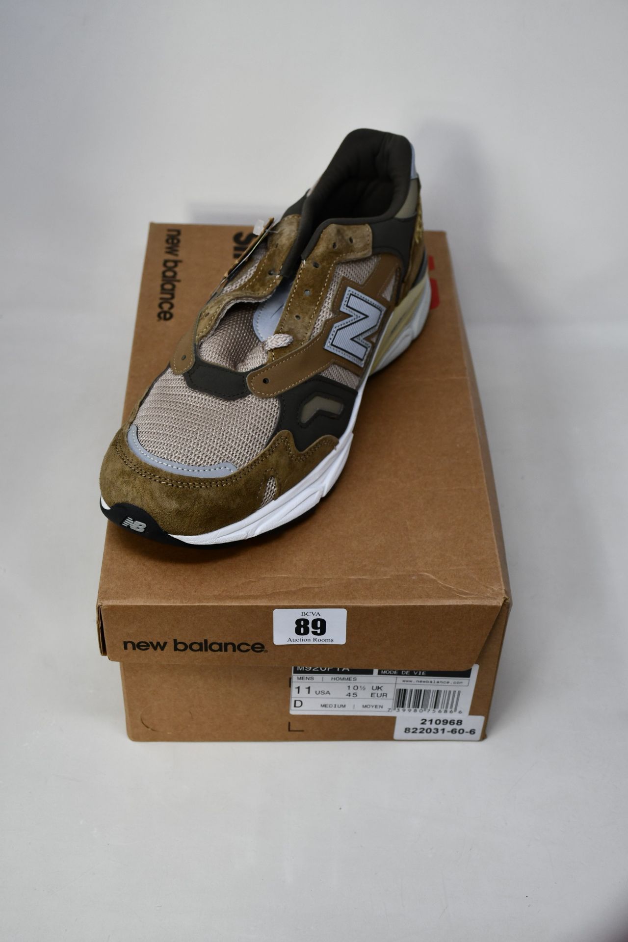 A pair of as new Patta x New Balance 920 trainers (UK 10.5).