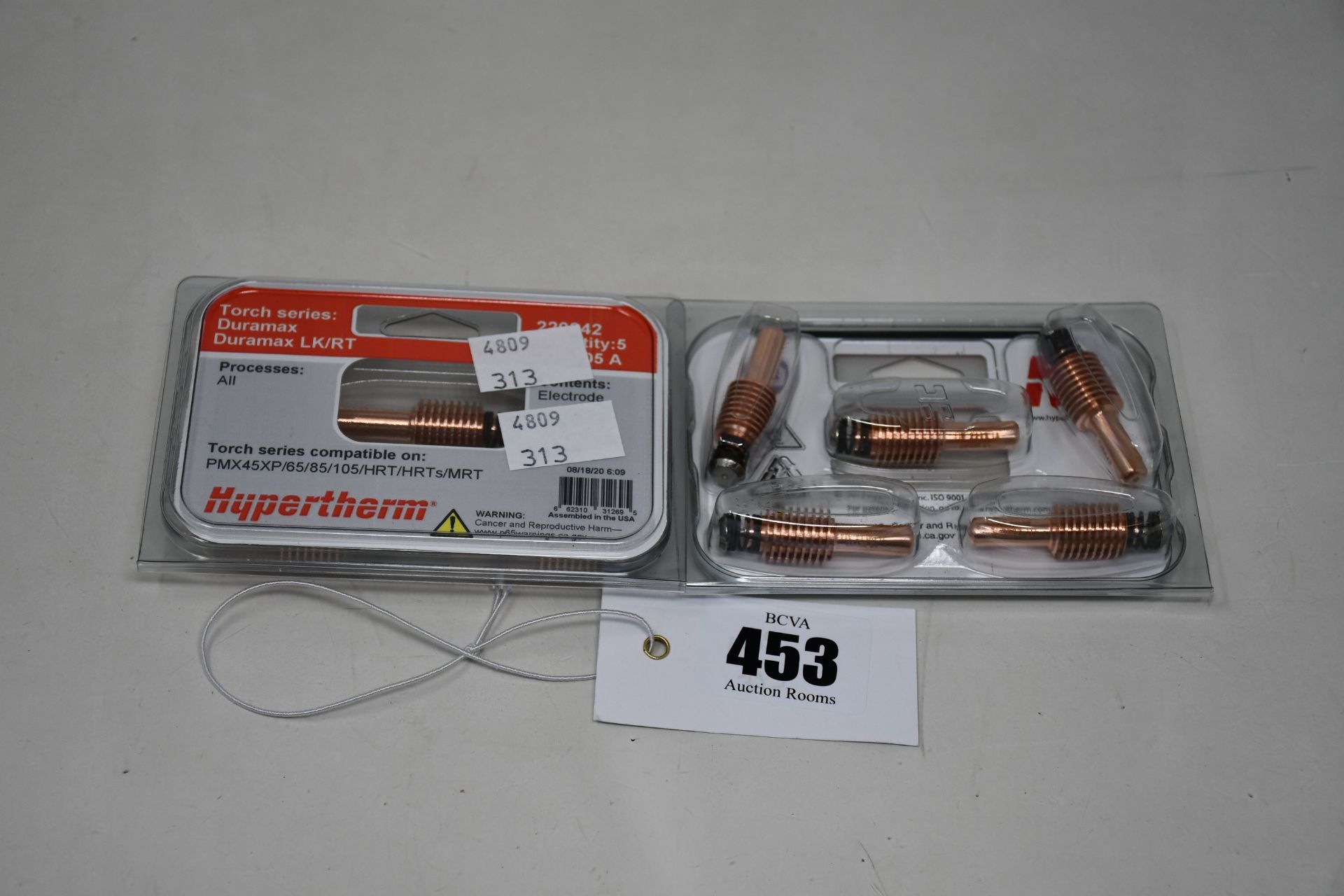 Six packs of five as new Hypertherm 220842 Electrodes (Torch series compatible on: PMX45XP/65/85/
