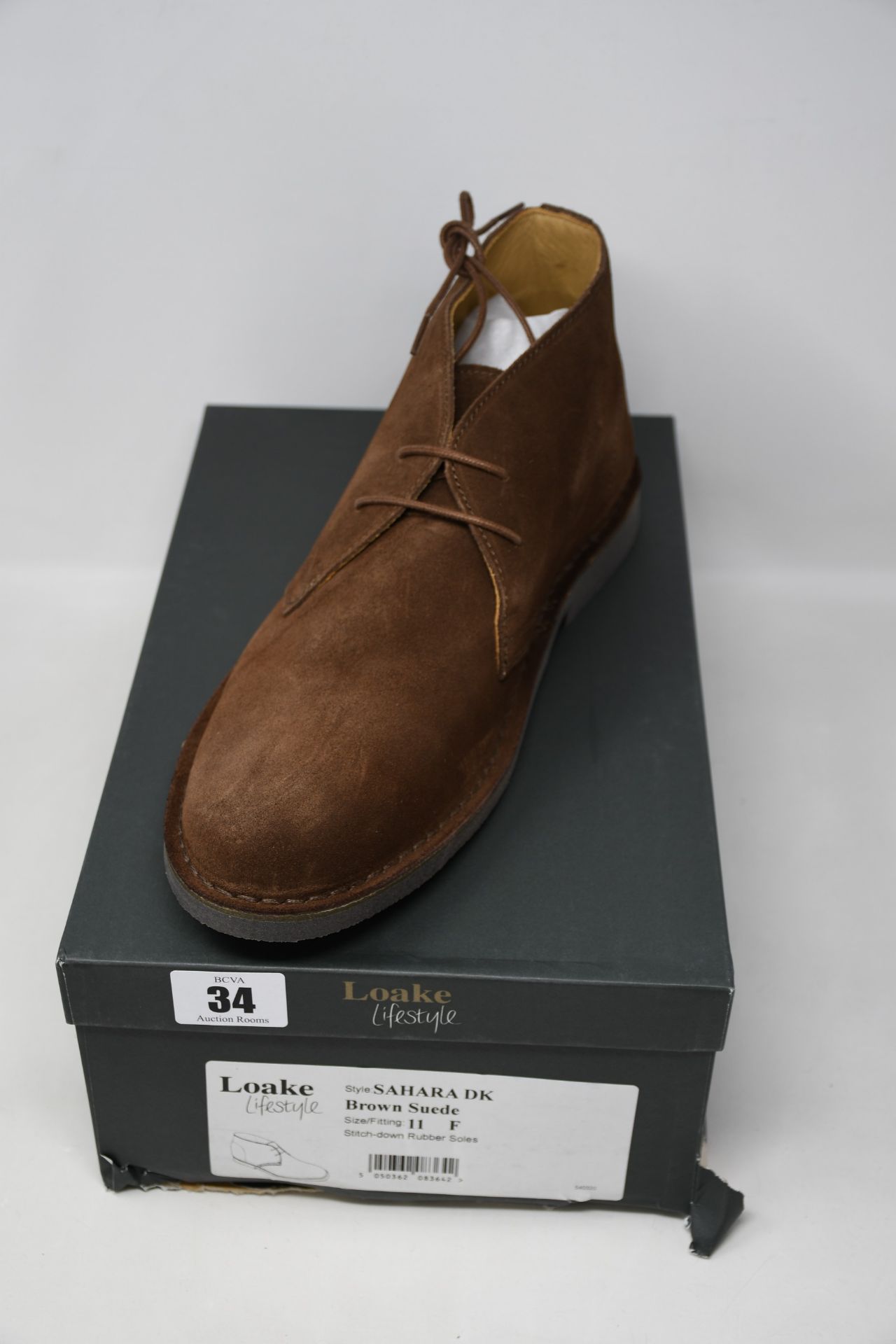 A pair of as new Loake Lifestyle Sahara brown suede chukkas (UK 11 - RRP £115).