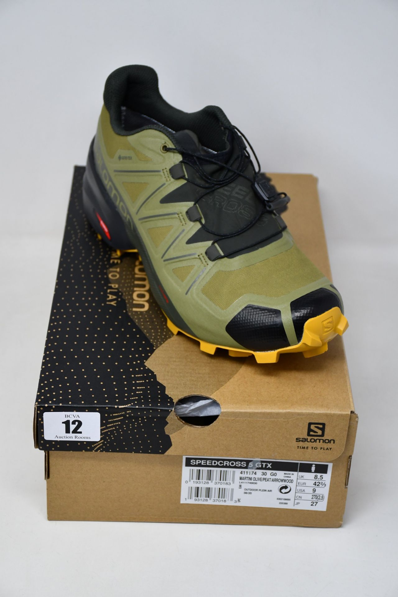 A pair of as new Salomon Speedcross 5 GTX (UK 8.5).