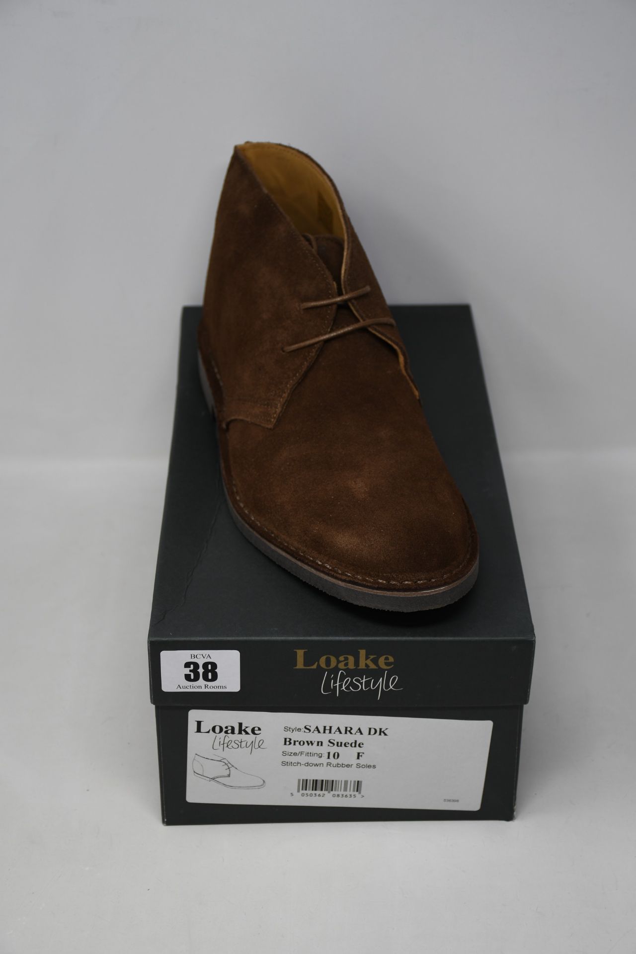 A pair of as new Loake Lifestyle Sahara brown suede chukkas (UK 10 - RRP £115).