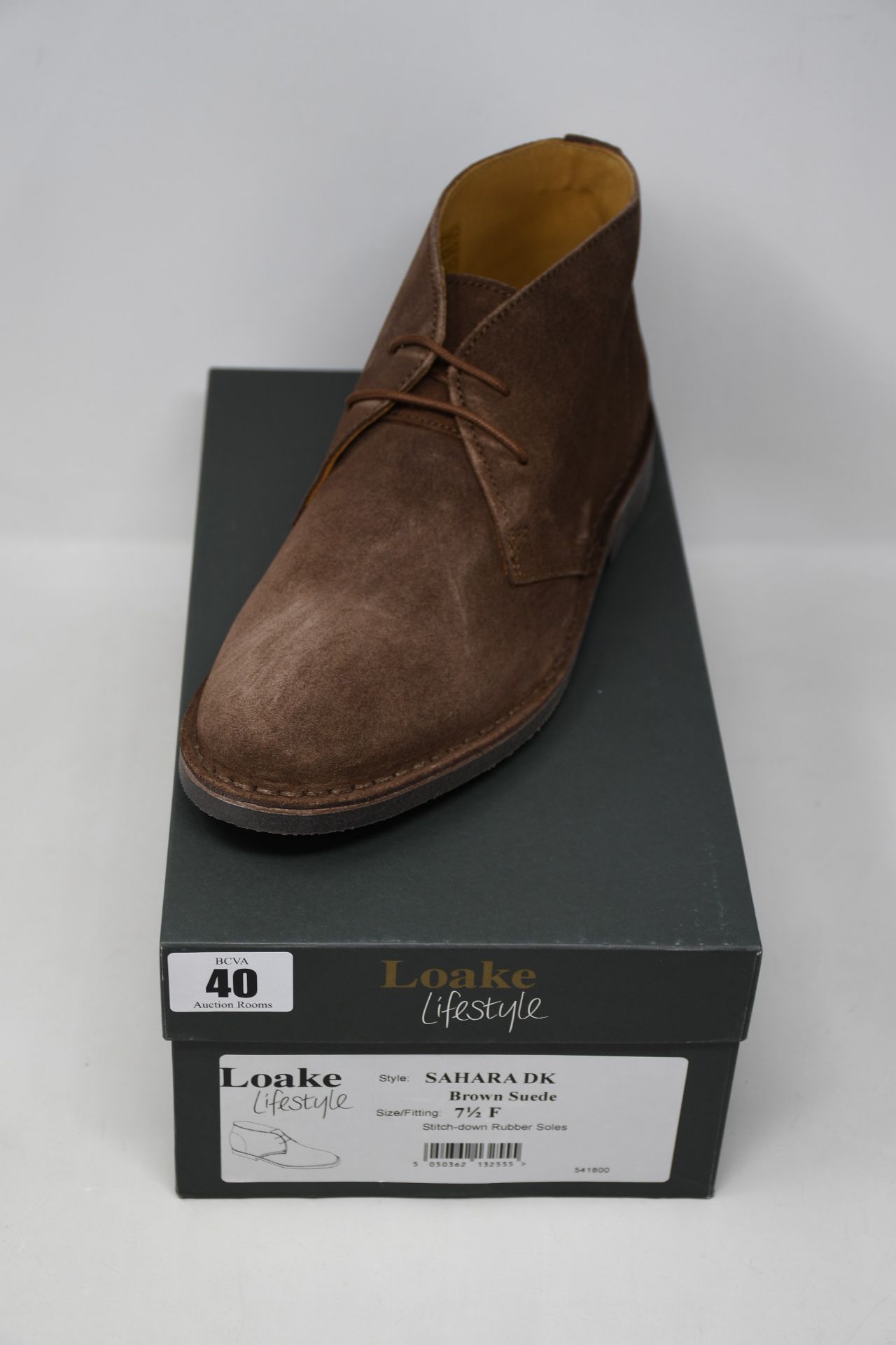 A pair of as new Loake Lifestyle Sahara brown suede chukkas (UK 7.5 - RRP £115).