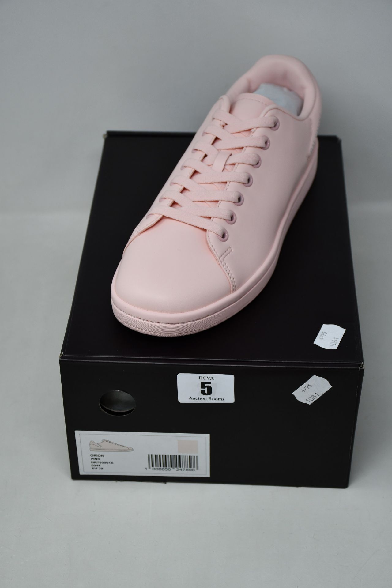 A pair of as new Raf Simons (Runner) Orion trainers in pink (EU 39 - RRP £150).