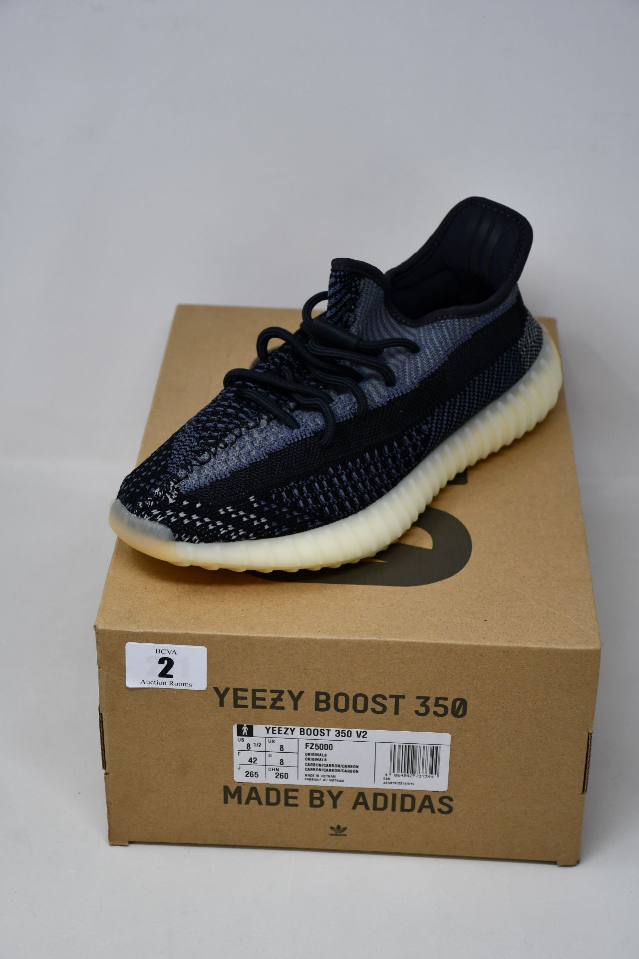 A pair of as new Adidas Yeezy Boost 350 V2 (UK 8).