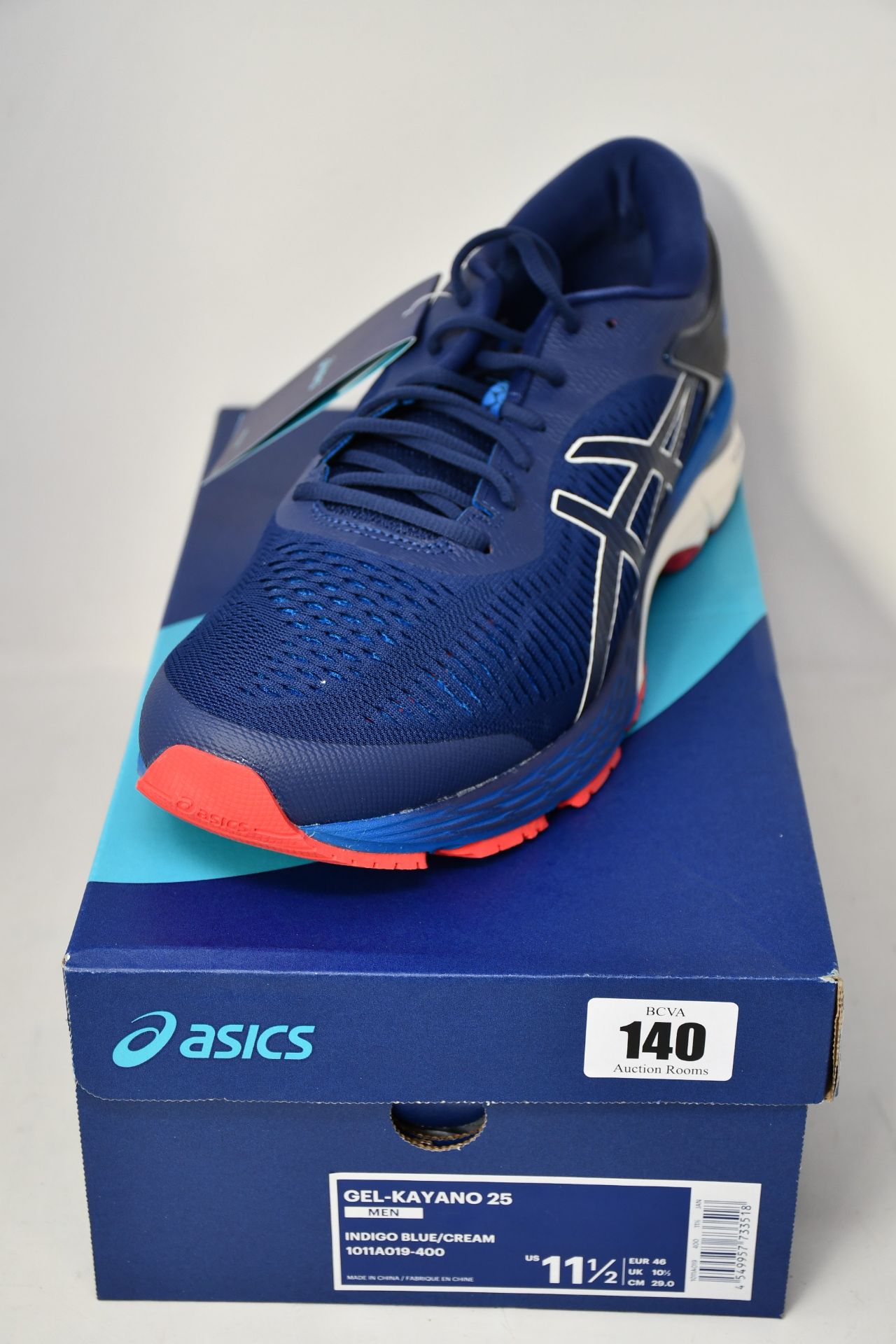 A pair of as new Asics Gel-Kayano 25 trainers (UK 10.5).