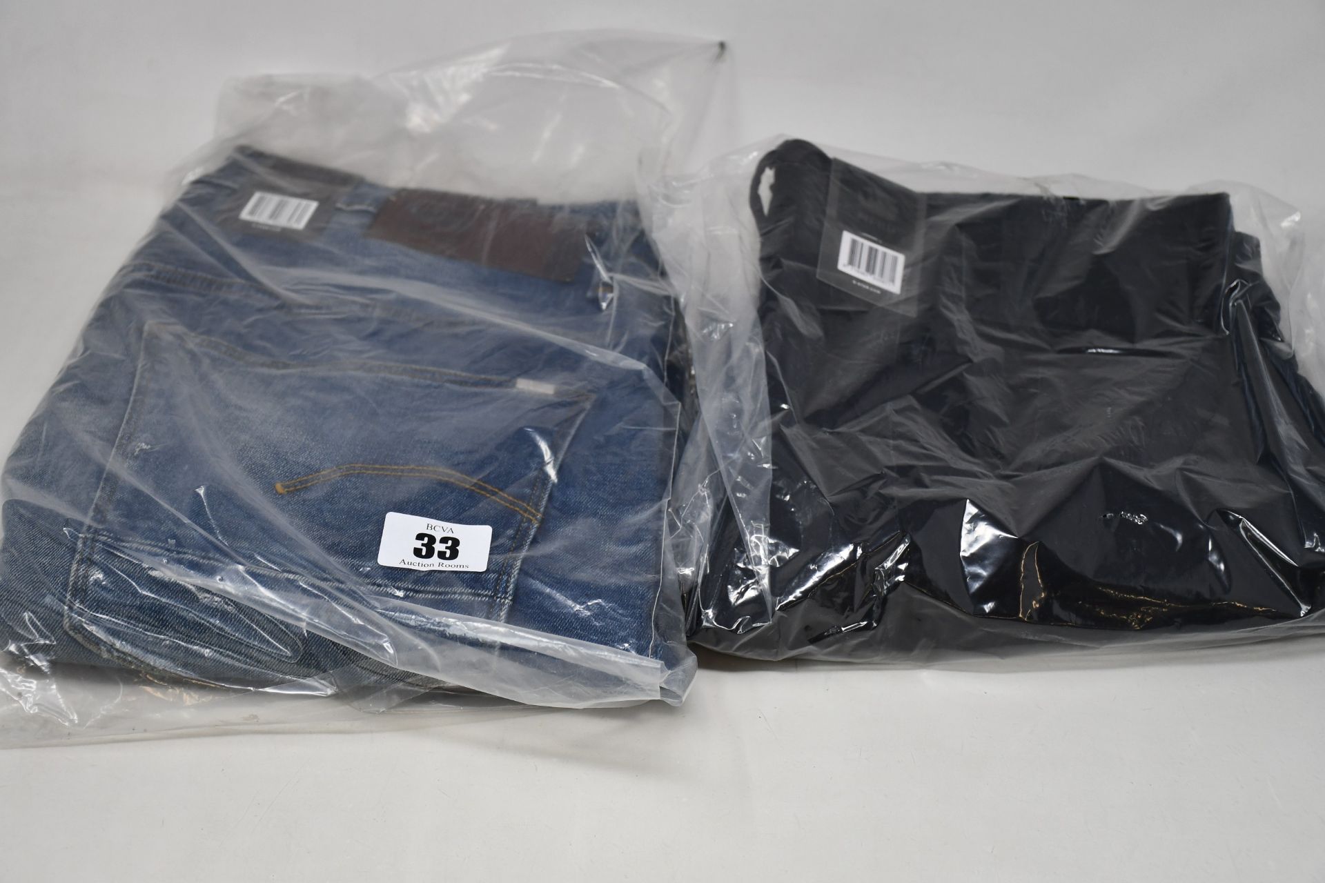 Four pairs of as new G Star Raw jeans (All W33, L 1 x 34, 3 x 36).