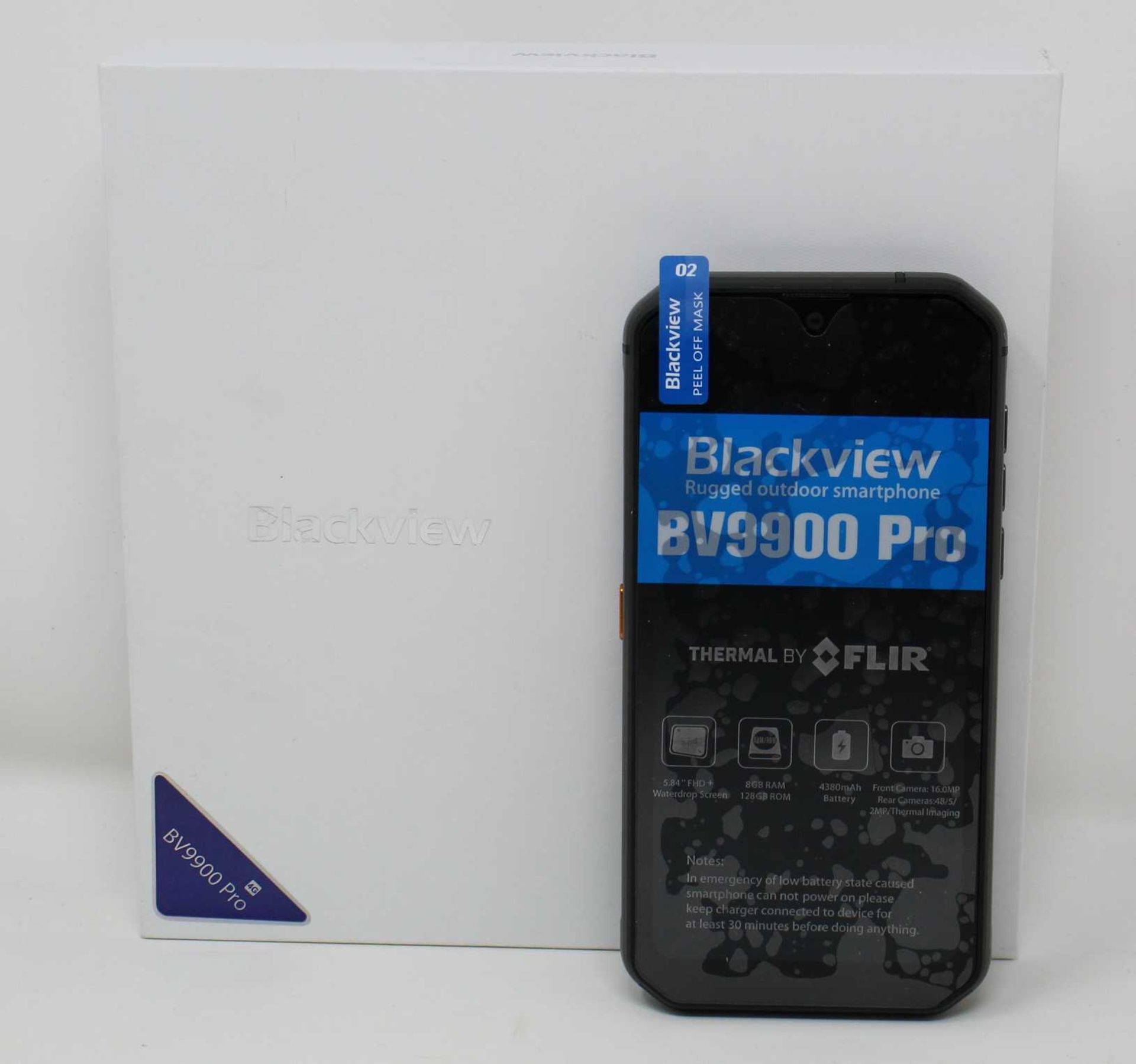A pre-owned Blackview BV9900 PRO (EEA) IP68 8GB 128GB Rugged Smartphone with Thermal Imaging