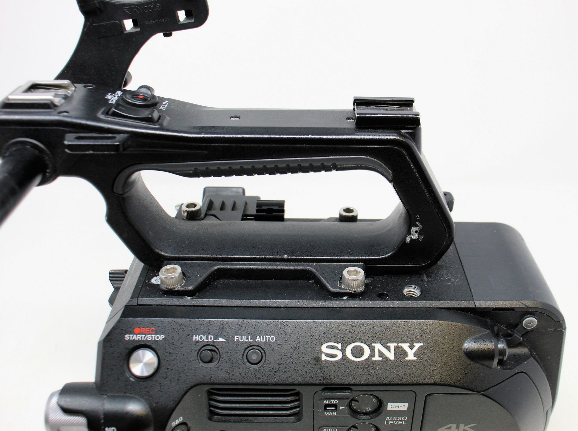 A pre-owned Sony PXW-FS7 II XDCAM 4K Super 35 E-mount Camera Body with Grip and LCD Monitor (M/N: - Image 5 of 33